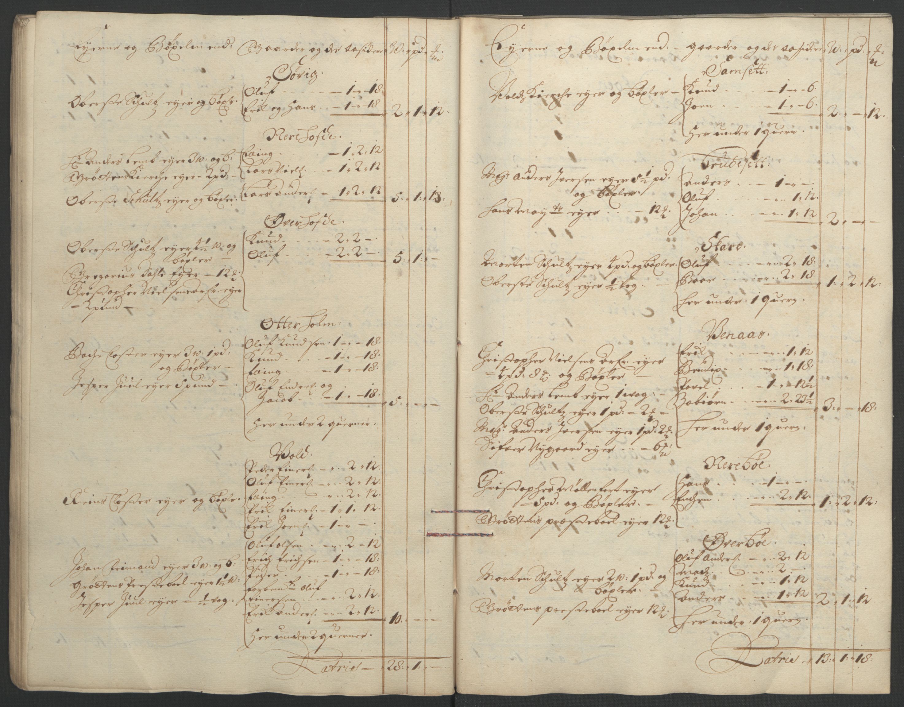 Rentekammeret inntil 1814, Reviderte regnskaper, Fogderegnskap, RA/EA-4092/R55/L3652: Fogderegnskap Romsdal, 1695-1696, s. 197