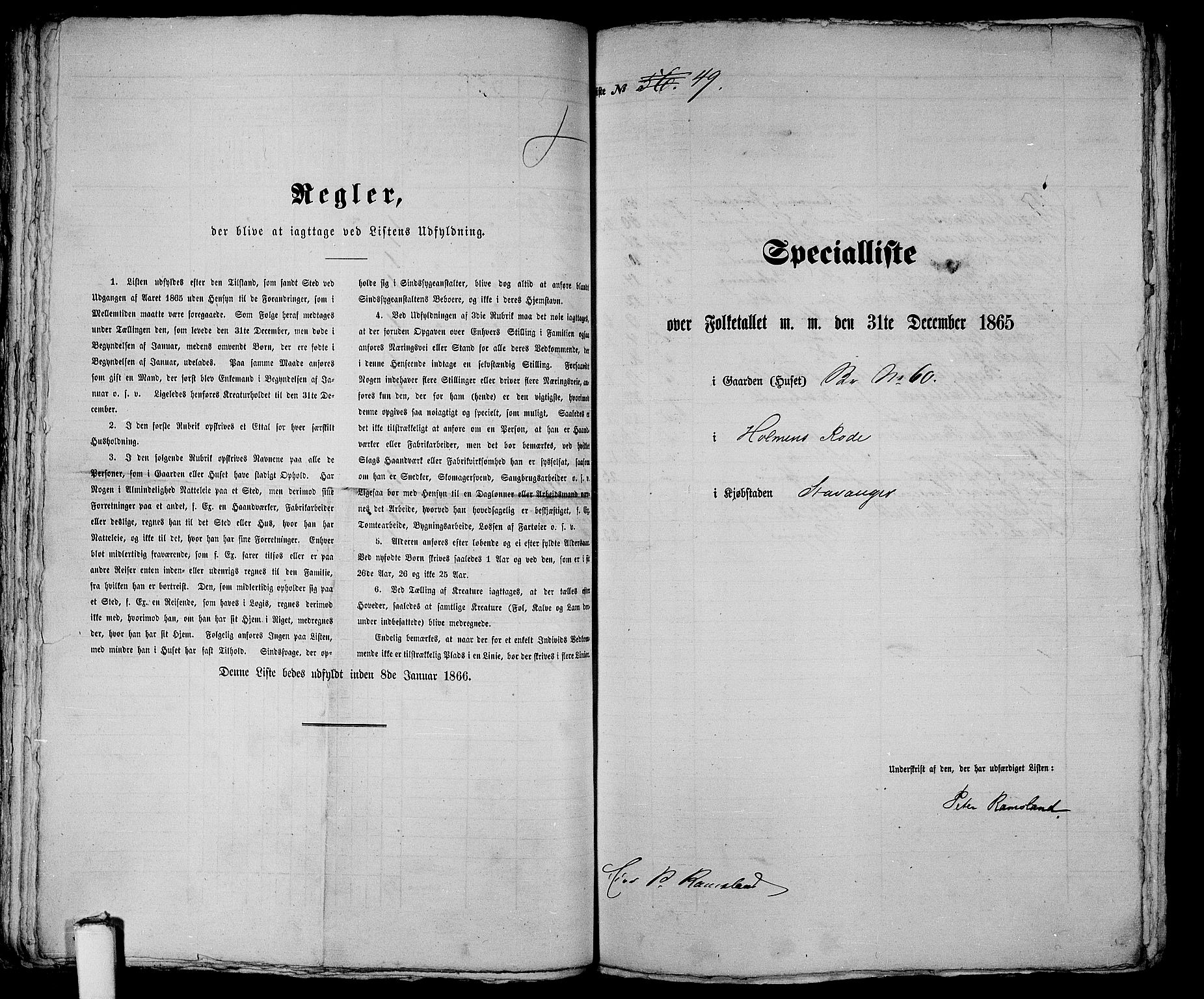 RA, Folketelling 1865 for 1103 Stavanger kjøpstad, 1865, s. 120