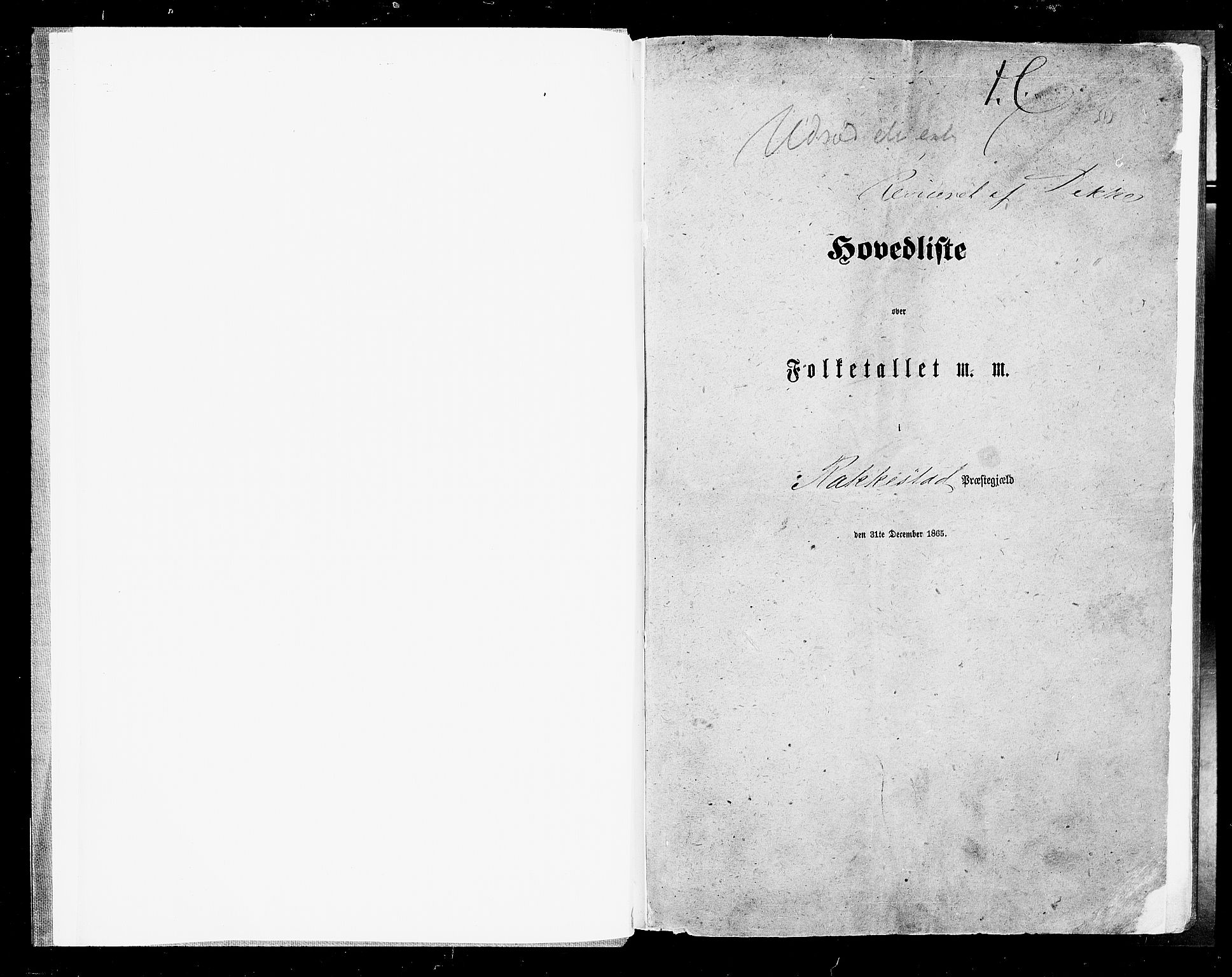 RA, Folketelling 1865 for 0128P Rakkestad prestegjeld, 1865, s. 5