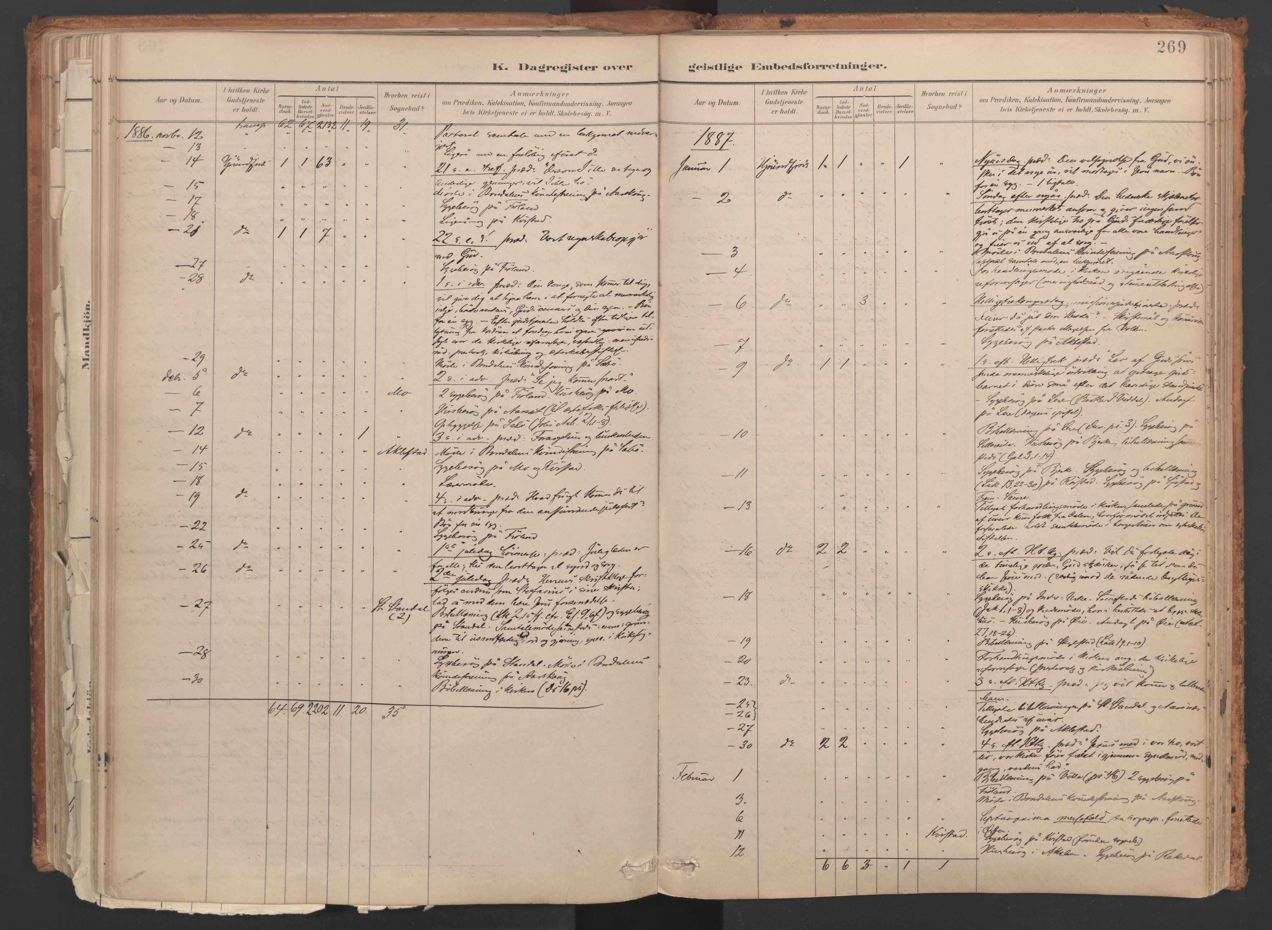 Ministerialprotokoller, klokkerbøker og fødselsregistre - Møre og Romsdal, SAT/A-1454/515/L0211: Ministerialbok nr. 515A07, 1886-1910, s. 269