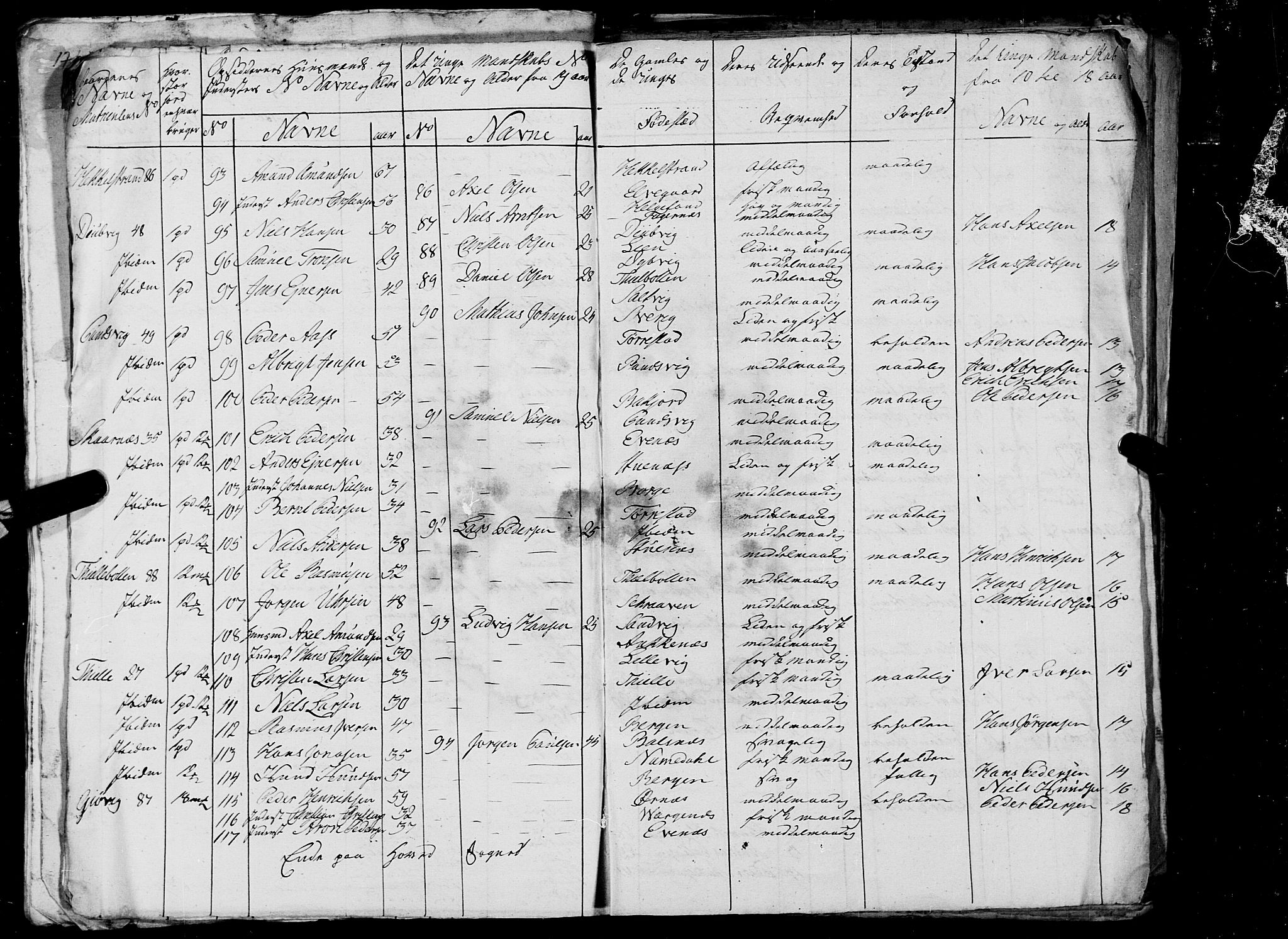Fylkesmannen i Nordland, SAT/A-0499/1.1/R/Ra/L0023: Innrulleringsmanntall for Ofoten, 1810-1836, s. 215