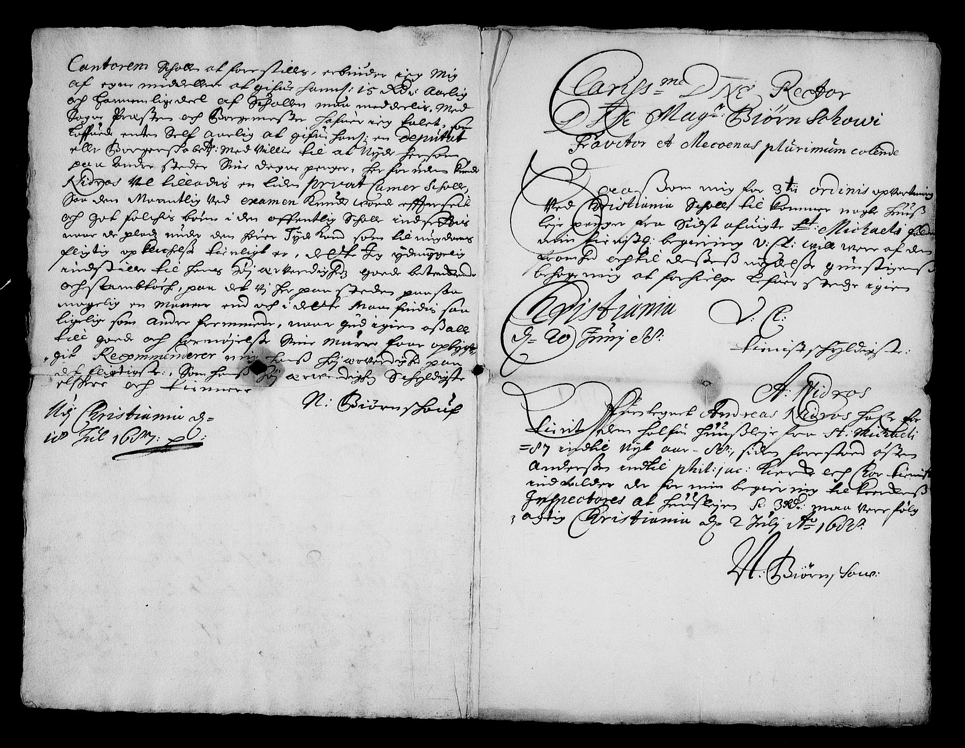 Stattholderembetet 1572-1771, RA/EA-2870/Af/L0002: Avskrifter av vedlegg til originale supplikker, nummerert i samsvar med supplikkbøkene, 1687-1689, s. 264