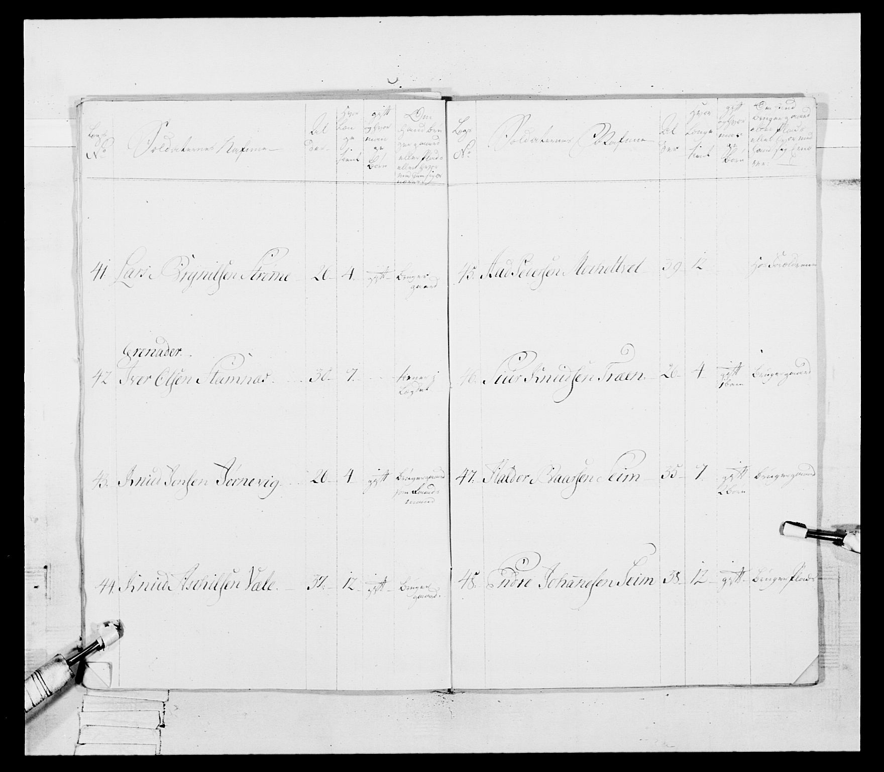 Generalitets- og kommissariatskollegiet, Det kongelige norske kommissariatskollegium, AV/RA-EA-5420/E/Eh/L0092: 2. Bergenhusiske nasjonale infanteriregiment, 1769-1771, s. 308