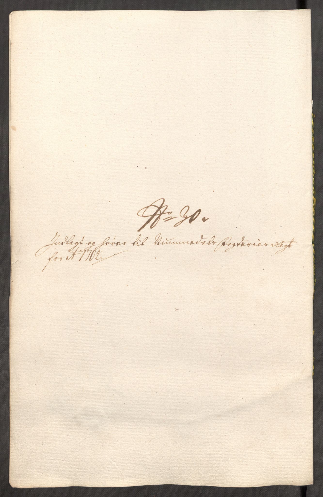Rentekammeret inntil 1814, Reviderte regnskaper, Fogderegnskap, RA/EA-4092/R64/L4428: Fogderegnskap Namdal, 1703-1704, s. 383