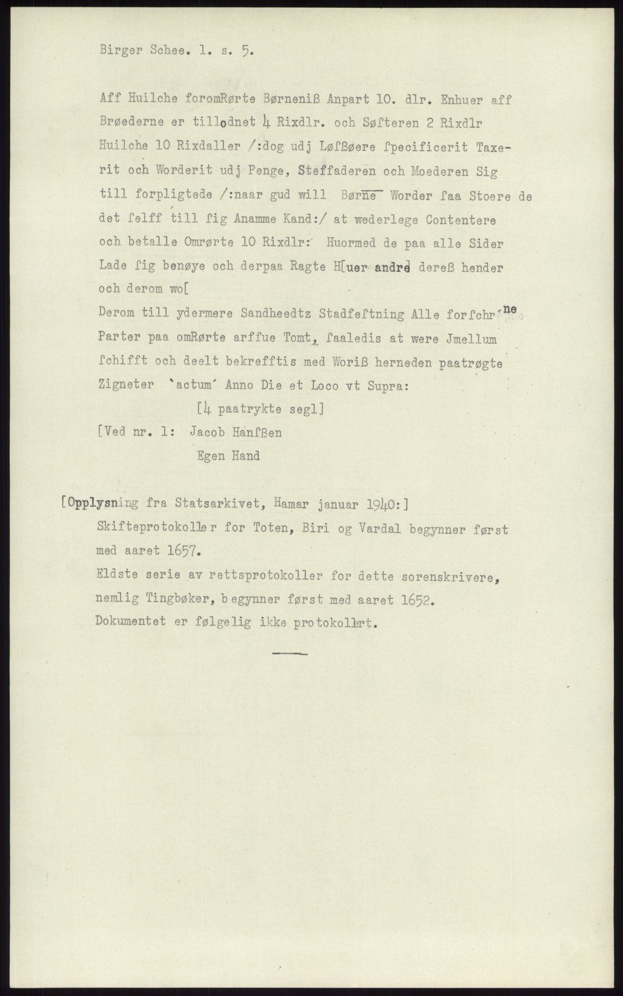Samlinger til kildeutgivelse, Diplomavskriftsamlingen, AV/RA-EA-4053/H/Ha, s. 3440