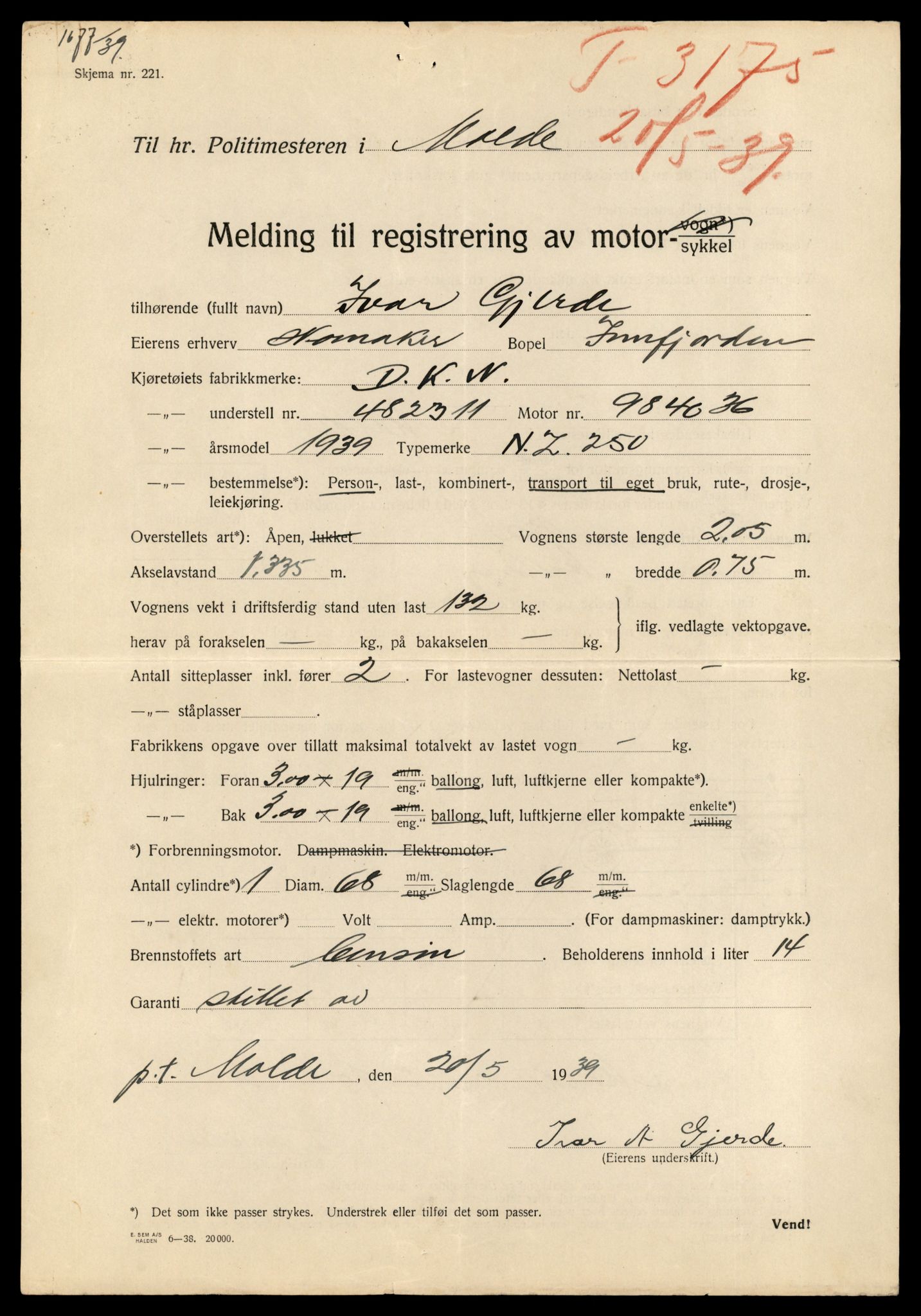 Møre og Romsdal vegkontor - Ålesund trafikkstasjon, AV/SAT-A-4099/F/Fe/L0031: Registreringskort for kjøretøy T 11800 - T 11996, 1927-1998, s. 2271