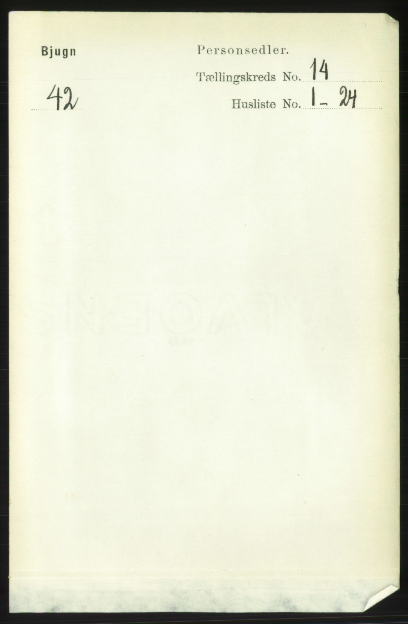RA, Folketelling 1891 for 1627 Bjugn herred, 1891, s. 3972