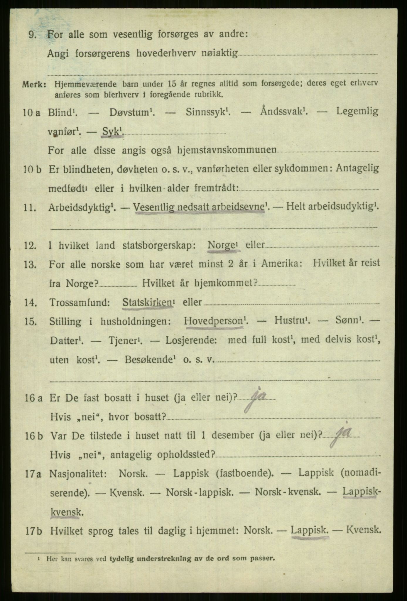 SATØ, Folketelling 1920 for 1938 Lyngen herred, 1920, s. 3548