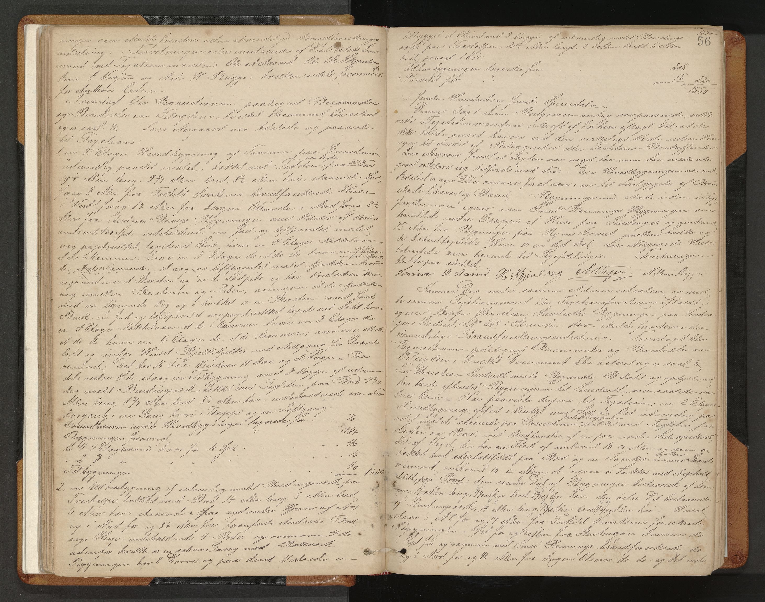 Norges Brannkasse Strinda, AV/SAT-A-5516/Fa/L0002: Branntakstprotokoll, 1874-1895, s. 56