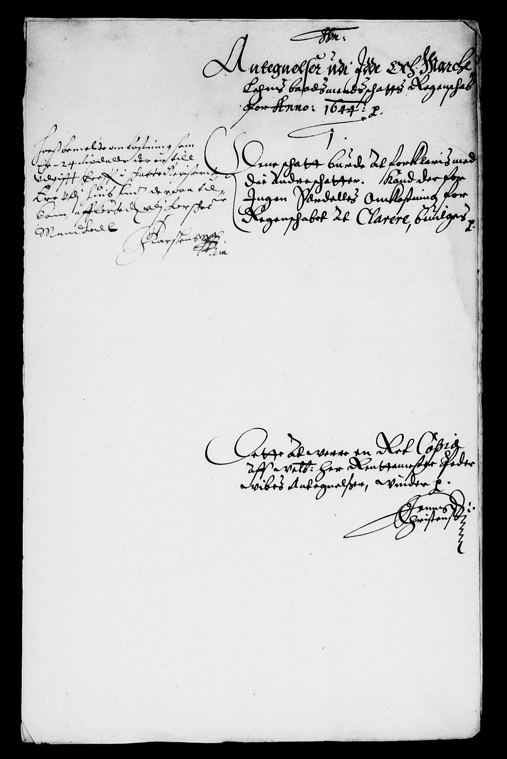 Rentekammeret inntil 1814, Reviderte regnskaper, Lensregnskaper, AV/RA-EA-5023/R/Rb/Rbb/L0004: Idd og Marker len, 1642-1644