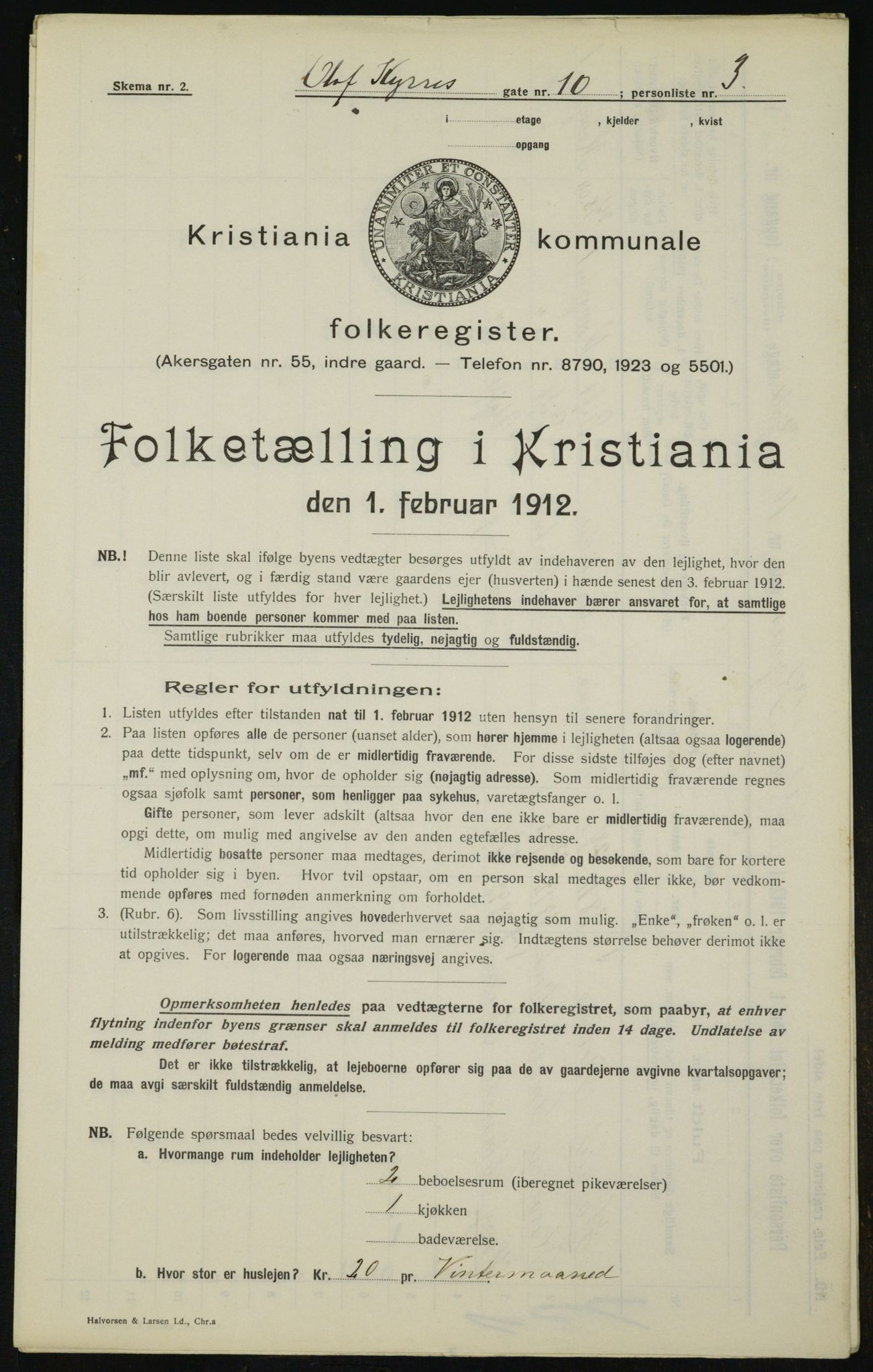 OBA, Kommunal folketelling 1.2.1912 for Kristiania, 1912, s. 75987