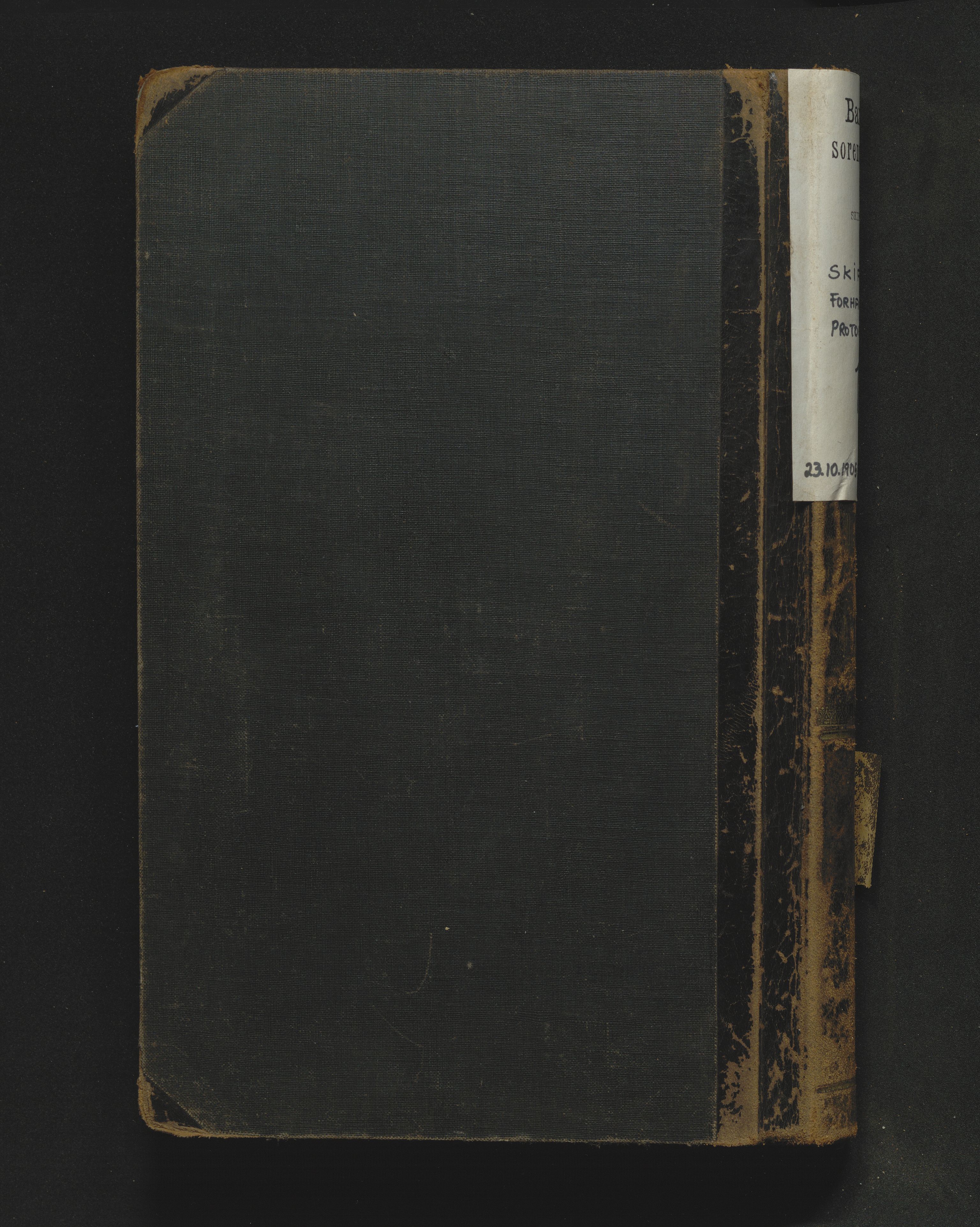 Bamble sorenskriveri, SAKO/A-214/H/Hb/Hbc/L0016: Skifteforhandlingsprotokoll, 1905-1909