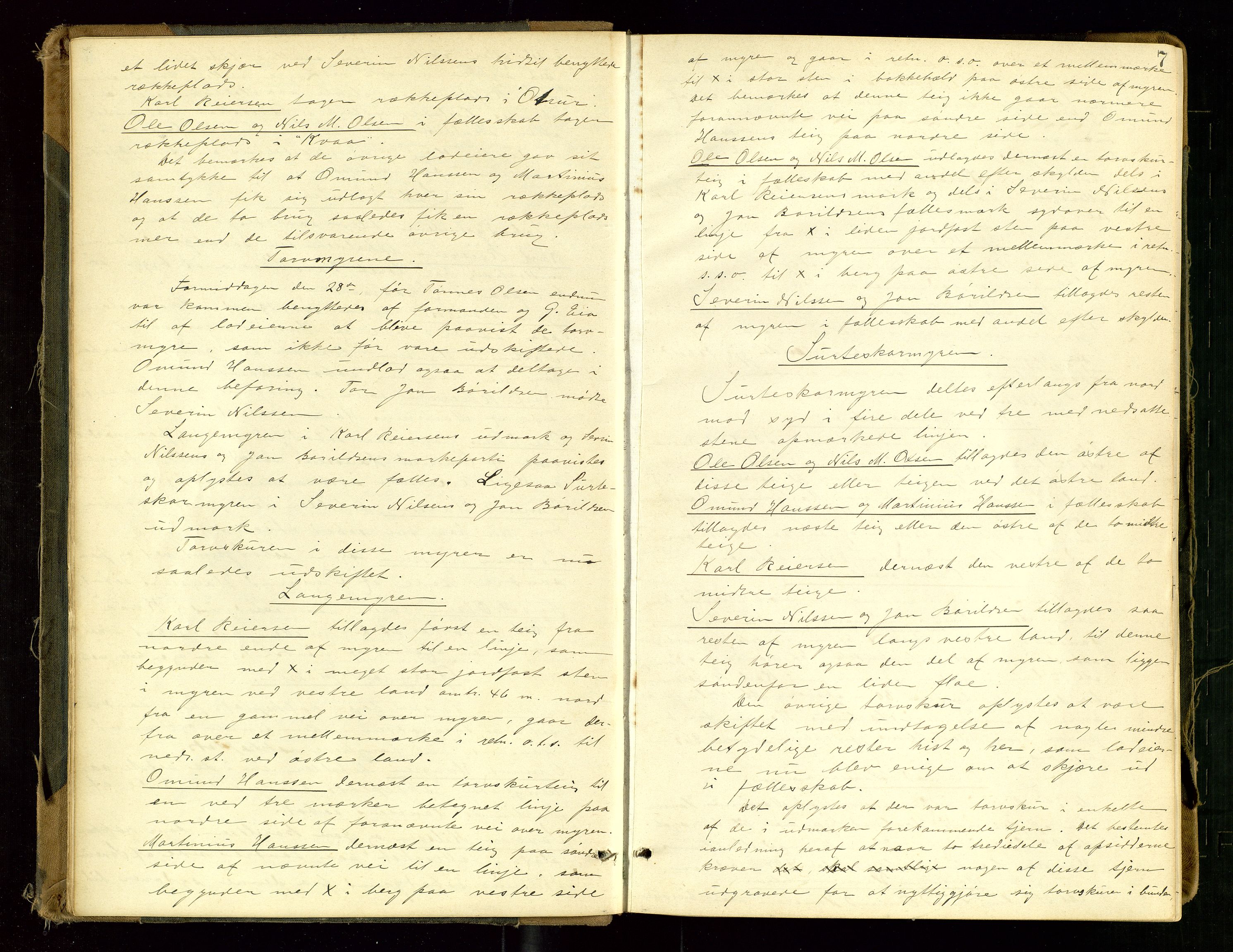 Rogaland jordskifterett, AV/SAST-A-102426/Oa/L0053: Forhandlingsprotokoll, 1897-1904, s. 7