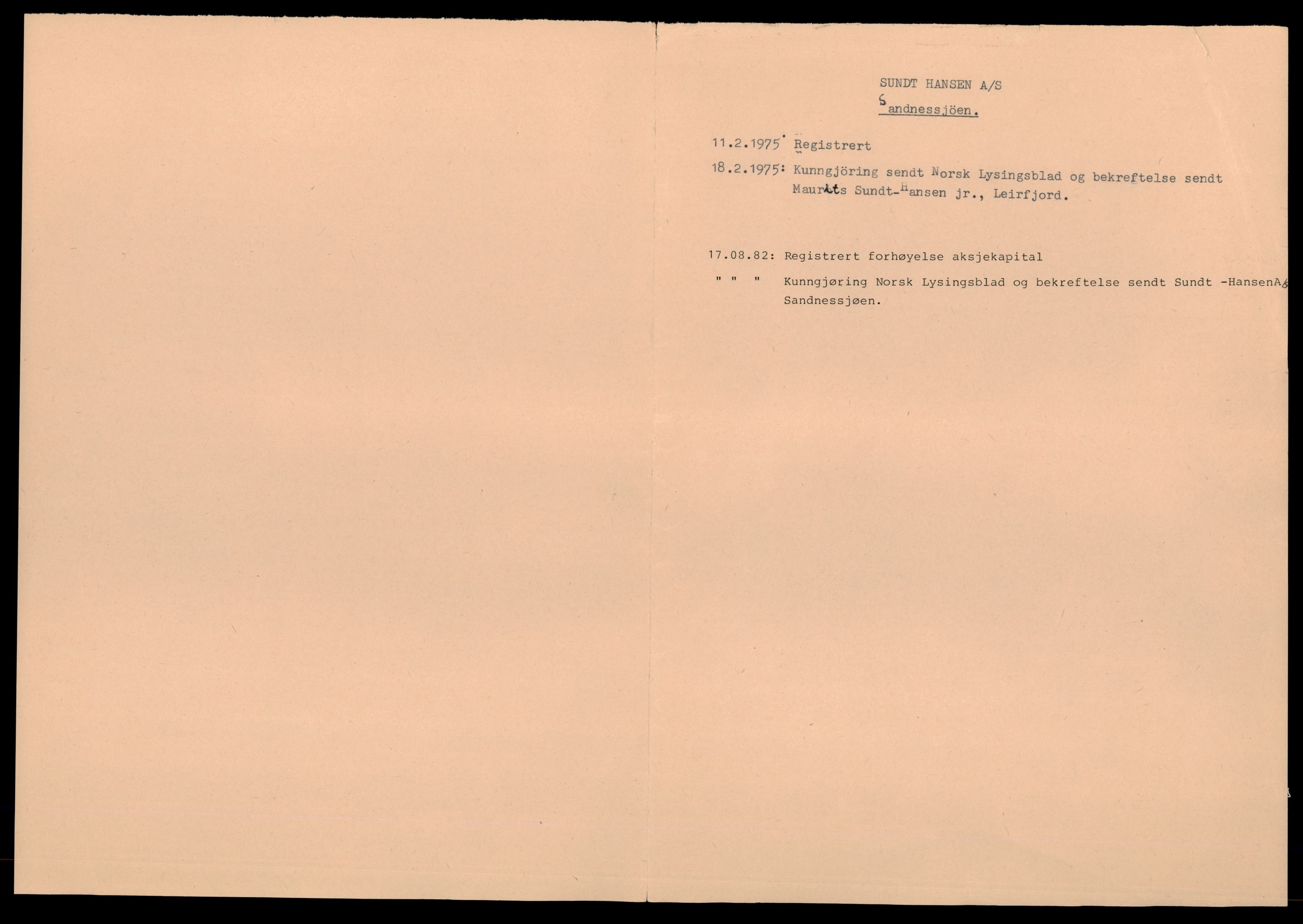 Alstahaug sorenskriveri, SAT/A-1009/2/J/Jd/Jda/L0009: Bilag, aksjeselskap, S-Å, 1944-1990, s. 1