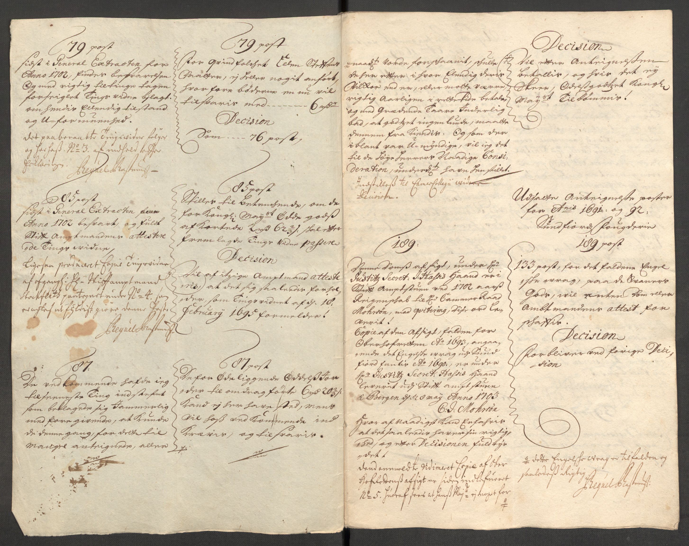 Rentekammeret inntil 1814, Reviderte regnskaper, Fogderegnskap, RA/EA-4092/R53/L3424: Fogderegnskap Sunn- og Nordfjord, 1699, s. 545