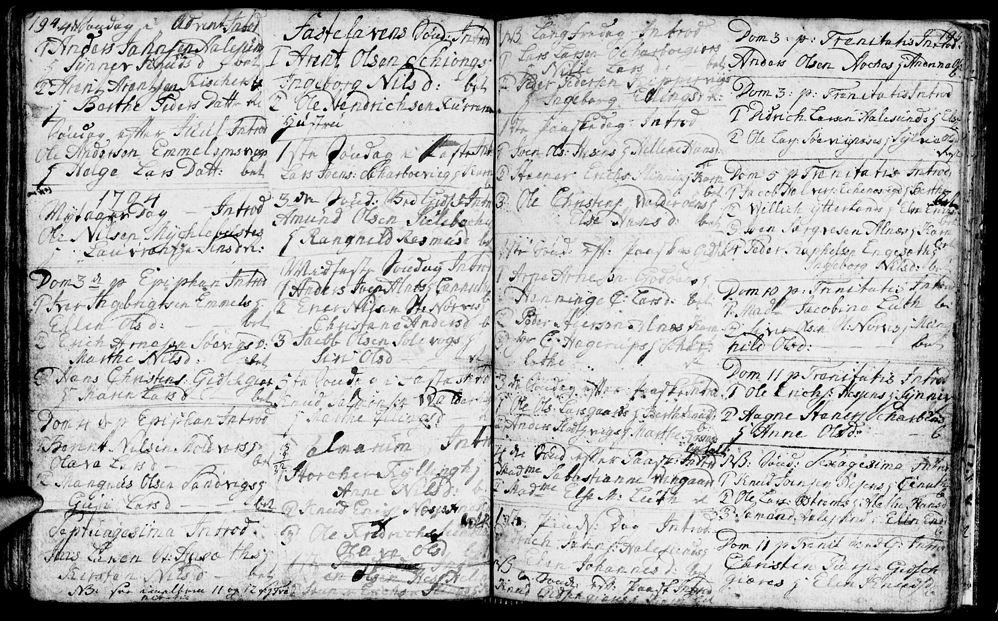 Ministerialprotokoller, klokkerbøker og fødselsregistre - Møre og Romsdal, AV/SAT-A-1454/528/L0421: Klokkerbok nr. 528C02, 1785-1800, s. 194-195