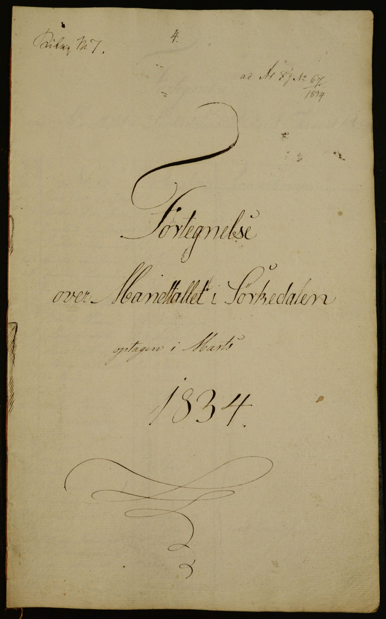 OBA, Manntall for Aker 1834, 1834