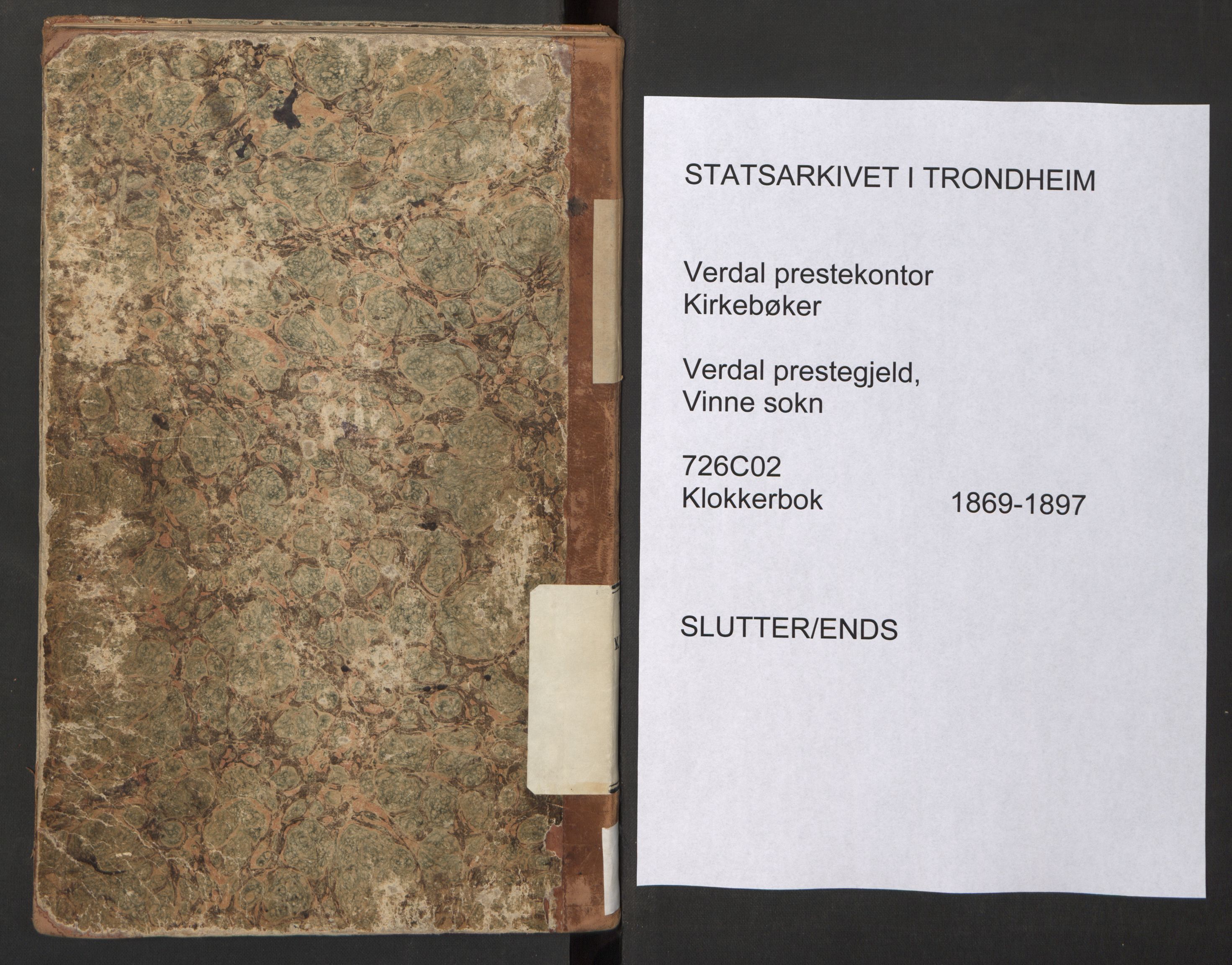 Ministerialprotokoller, klokkerbøker og fødselsregistre - Nord-Trøndelag, AV/SAT-A-1458/726/L0271: Klokkerbok nr. 726C02, 1869-1897