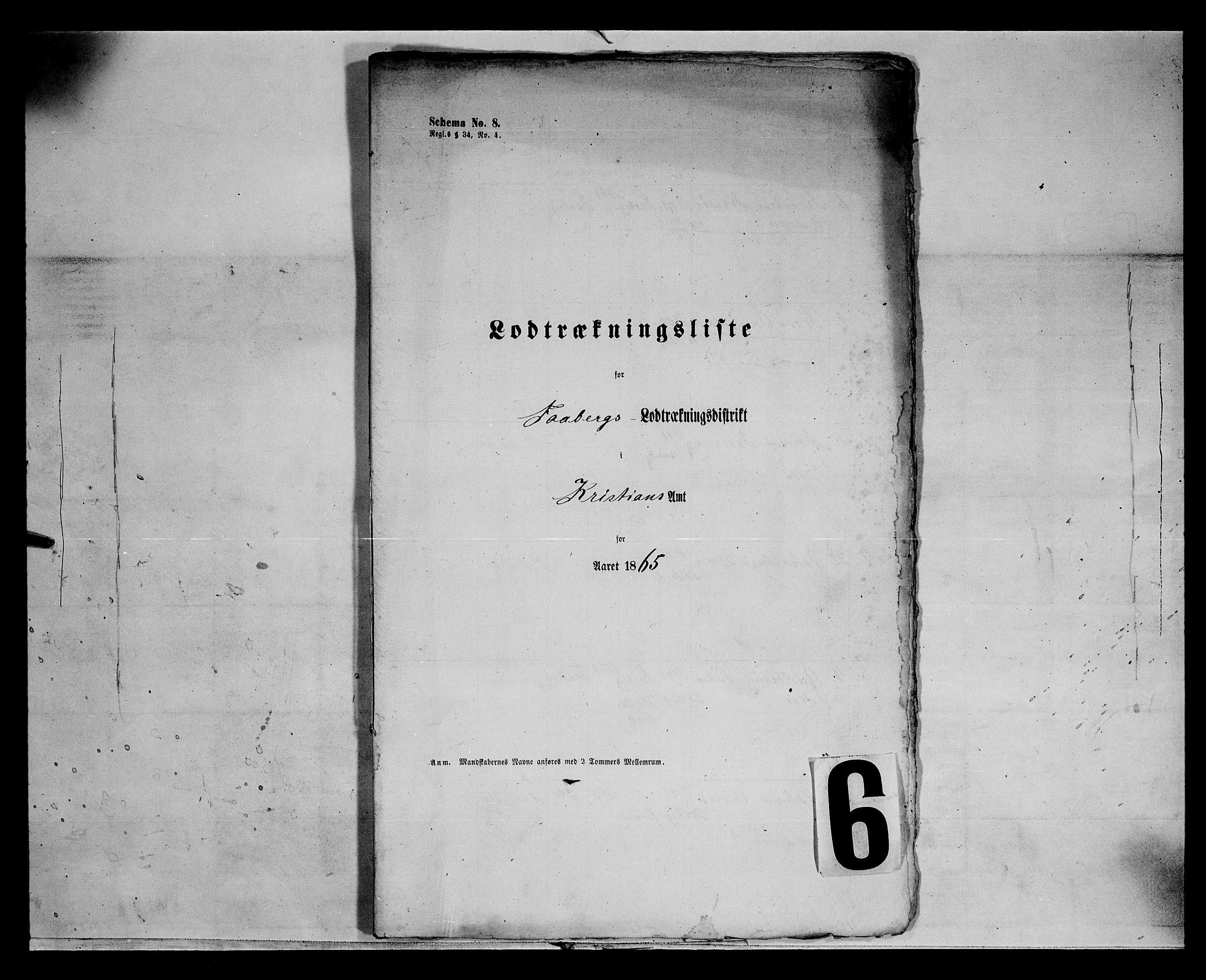 Fylkesmannen i Oppland, SAH/FYO-002/1/K/Kg/L1172: Fåberg, Lillehammer og Gausdal, 1860-1879, s. 53