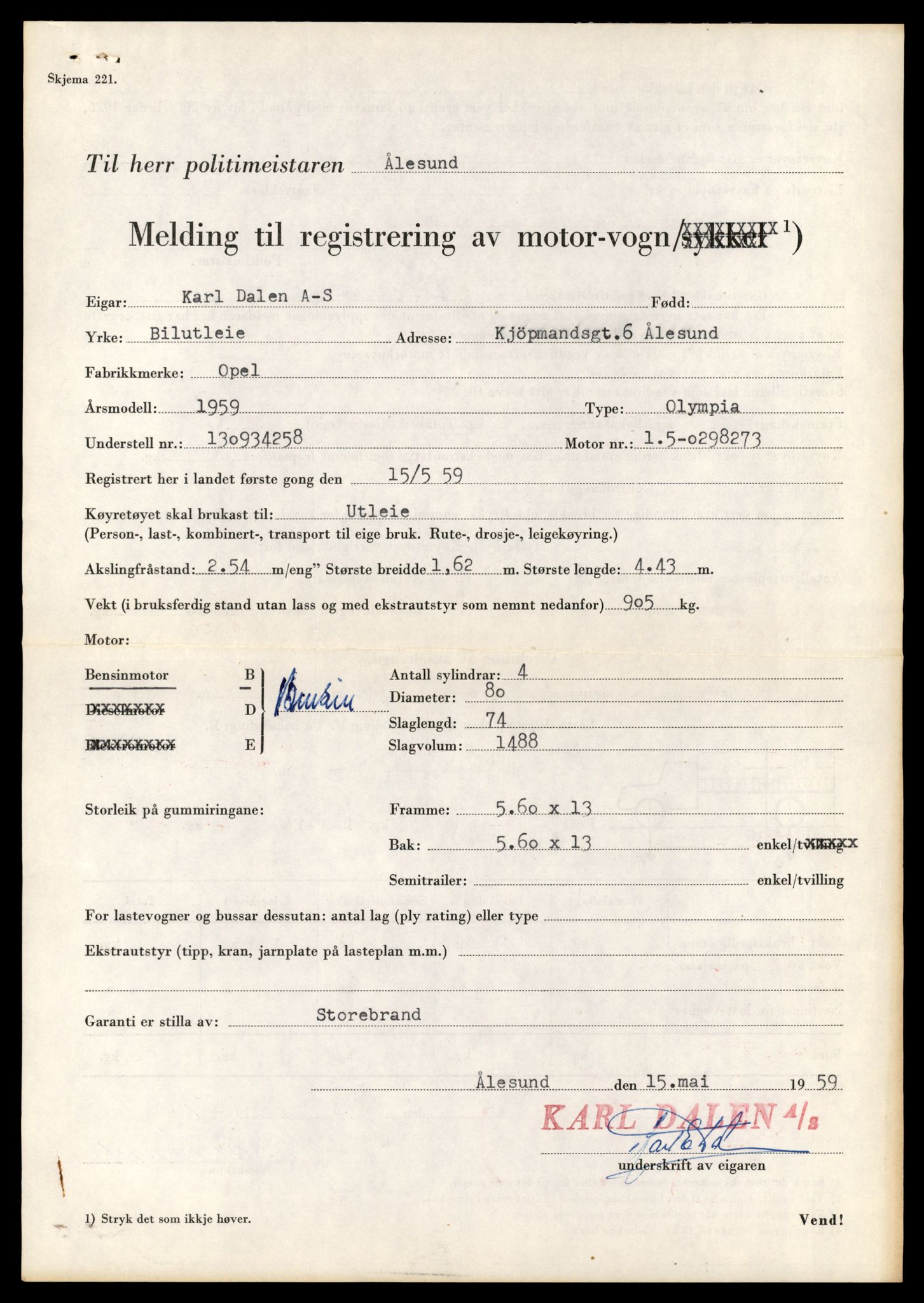Møre og Romsdal vegkontor - Ålesund trafikkstasjon, AV/SAT-A-4099/F/Fe/L0042: Registreringskort for kjøretøy T 13906 - T 14079, 1927-1998, s. 2537