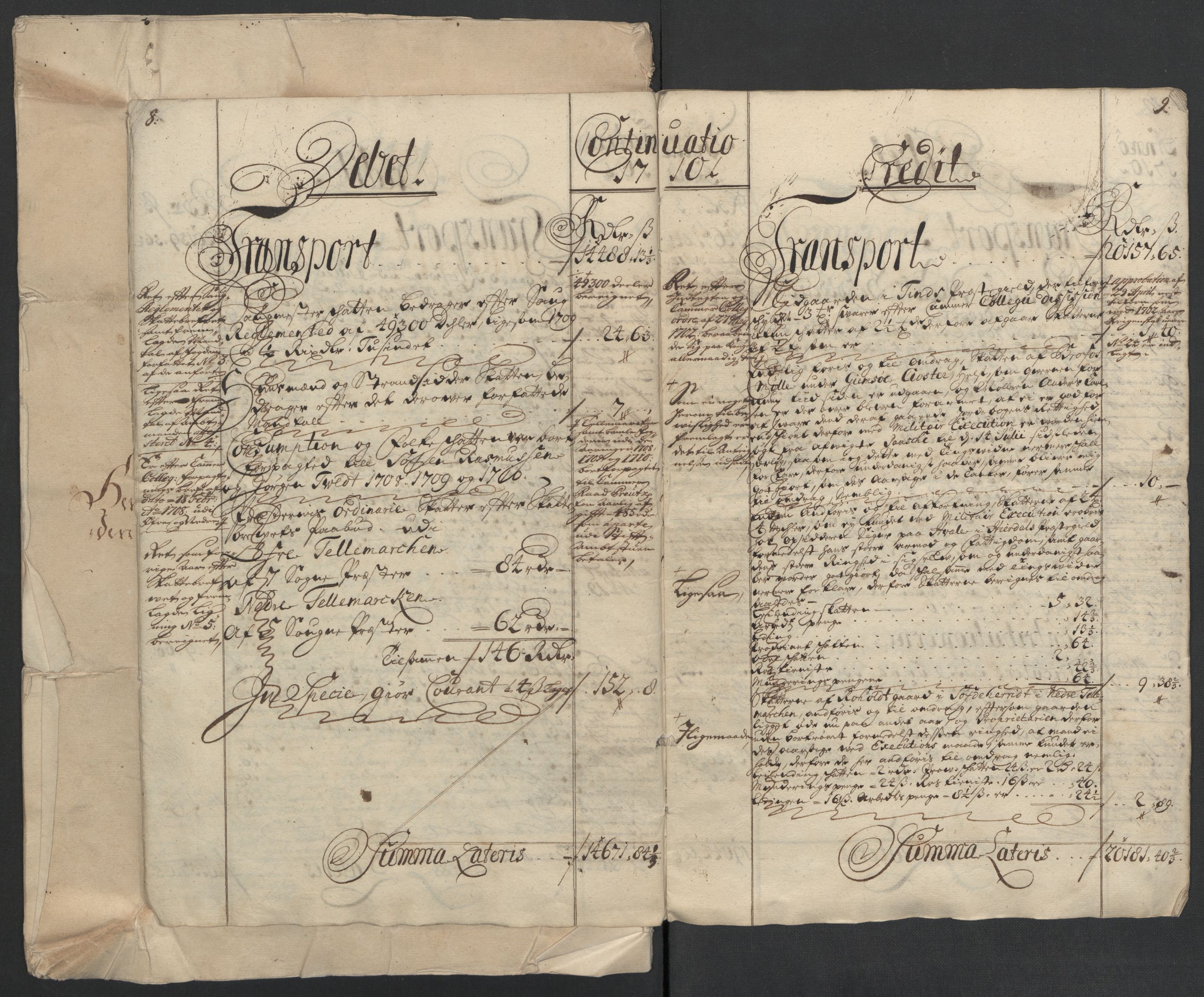 Rentekammeret inntil 1814, Reviderte regnskaper, Fogderegnskap, AV/RA-EA-4092/R36/L2119: Fogderegnskap Øvre og Nedre Telemark og Bamble, 1710, s. 17