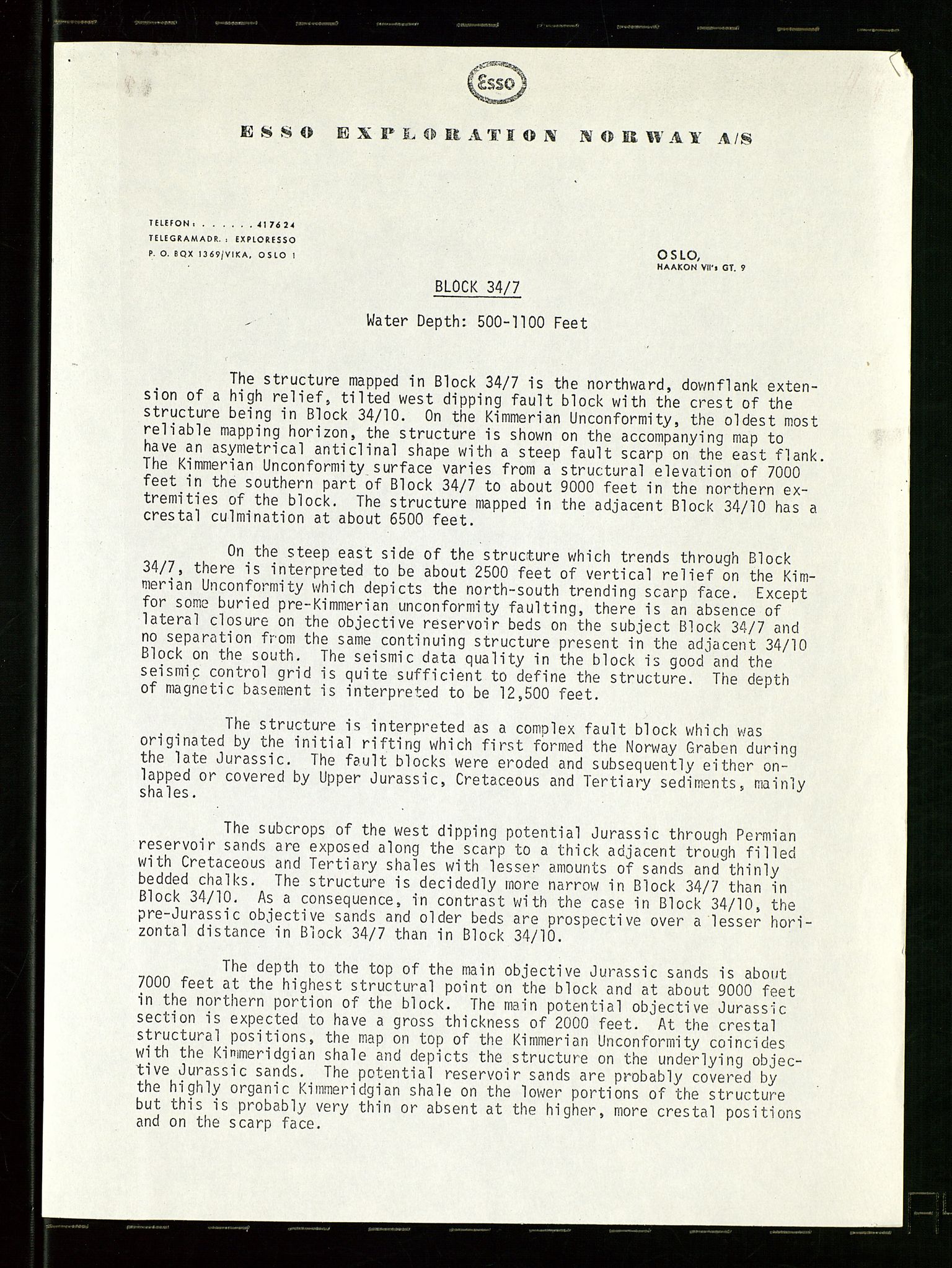 Pa 1512 - Esso Exploration and Production Norway Inc., AV/SAST-A-101917/E/Ea/L0025: Sak og korrespondanse, 1966-1974, s. 596