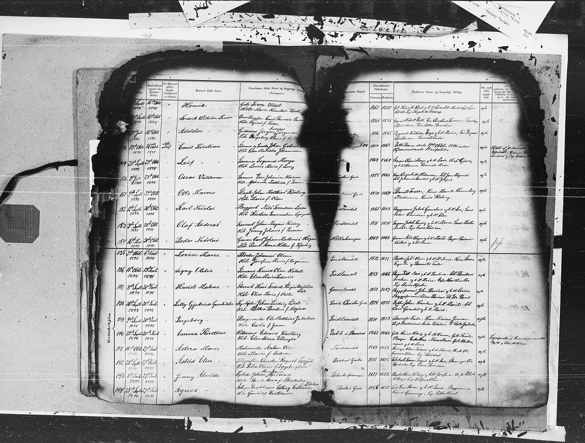 Ministerialprotokoller, klokkerbøker og fødselsregistre - Møre og Romsdal, AV/SAT-A-1454/572/L0855: Ministerialbok nr. 572A18, 1898-1913, s. 14