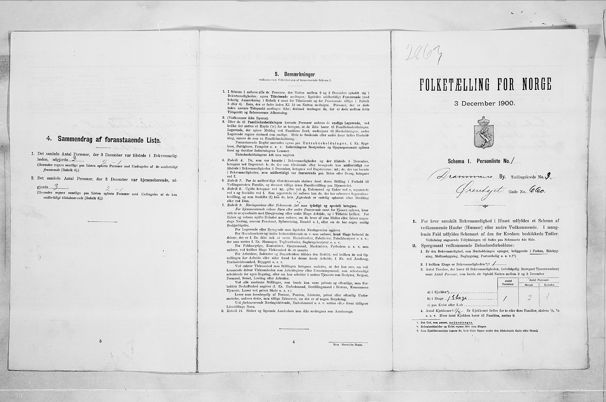 RA, Folketelling 1900 for 0602 Drammen kjøpstad, 1900, s. 806