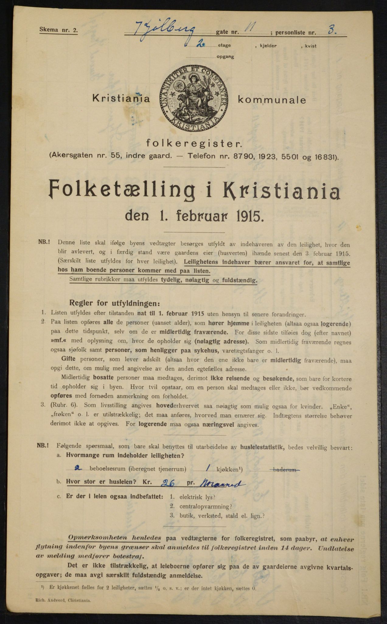 OBA, Kommunal folketelling 1.2.1915 for Kristiania, 1915, s. 51037