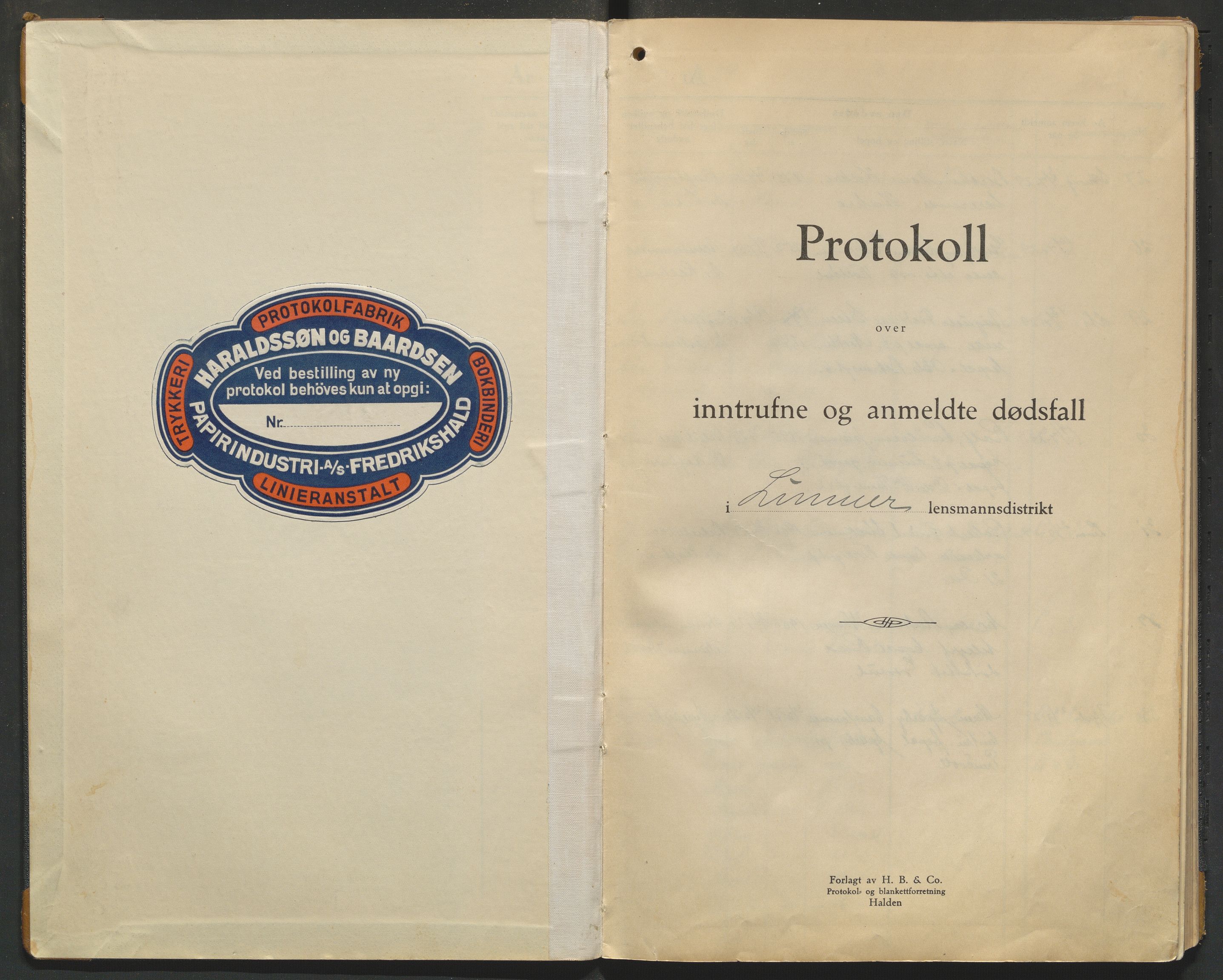 Lunner lensmannskontor, AV/SAH-LOL-009/H/Ha/L0001/0003: Dødsfallsprotokoller / Dødsfallsprotokoll, 1929-1933