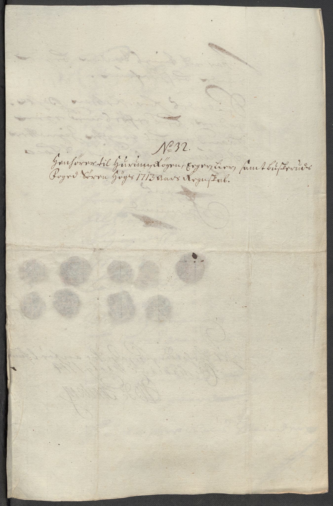 Rentekammeret inntil 1814, Reviderte regnskaper, Fogderegnskap, AV/RA-EA-4092/R31/L1708: Fogderegnskap Hurum, Røyken, Eiker, Lier og Buskerud, 1713, s. 383