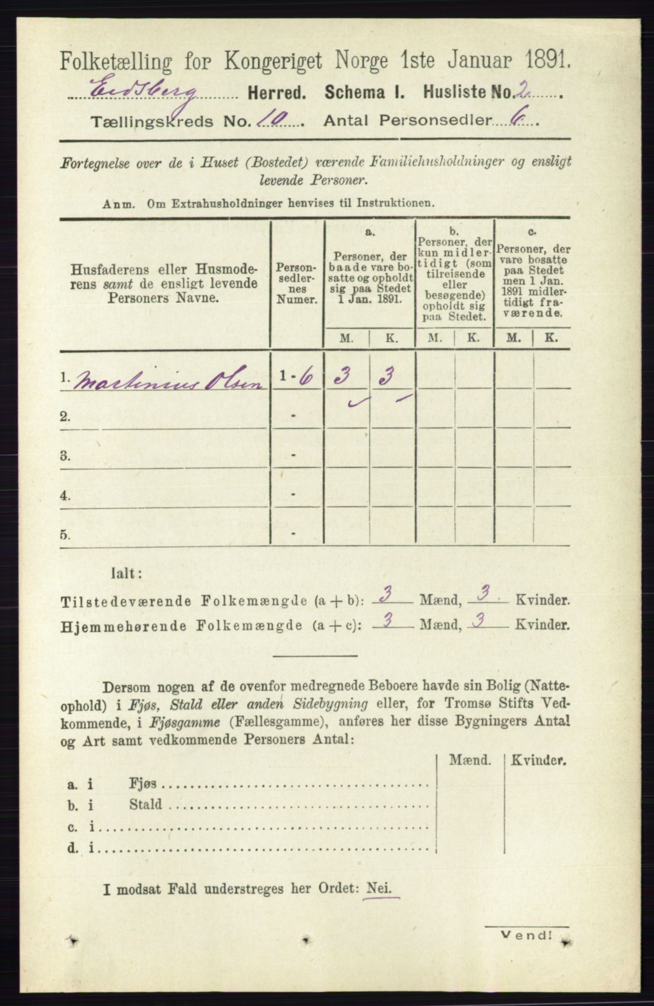 RA, Folketelling 1891 for 0125 Eidsberg herred, 1891, s. 5537