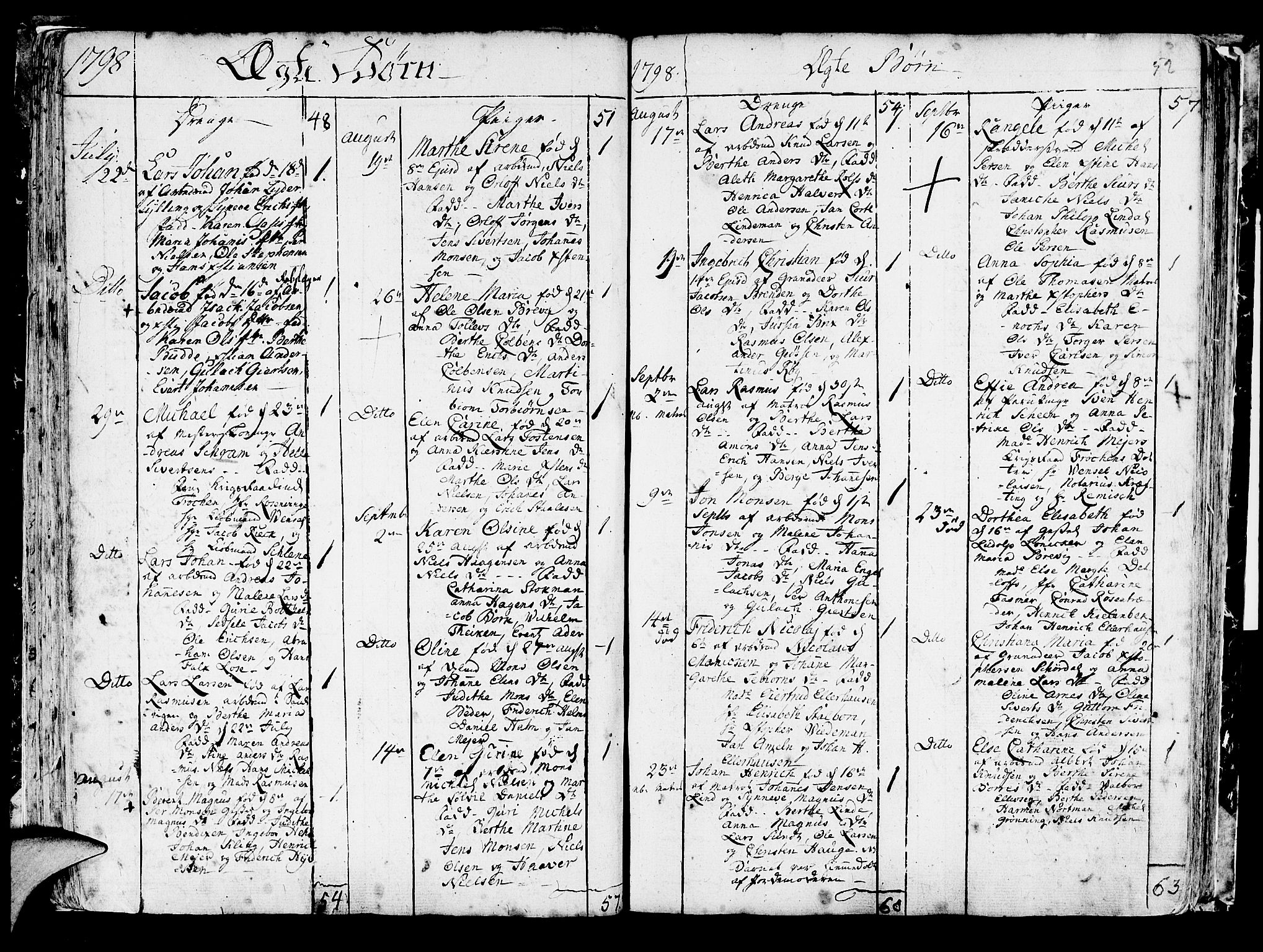 Korskirken sokneprestembete, SAB/A-76101/H/Haa/L0006: Ministerialbok nr. A 6, 1790-1820, s. 52