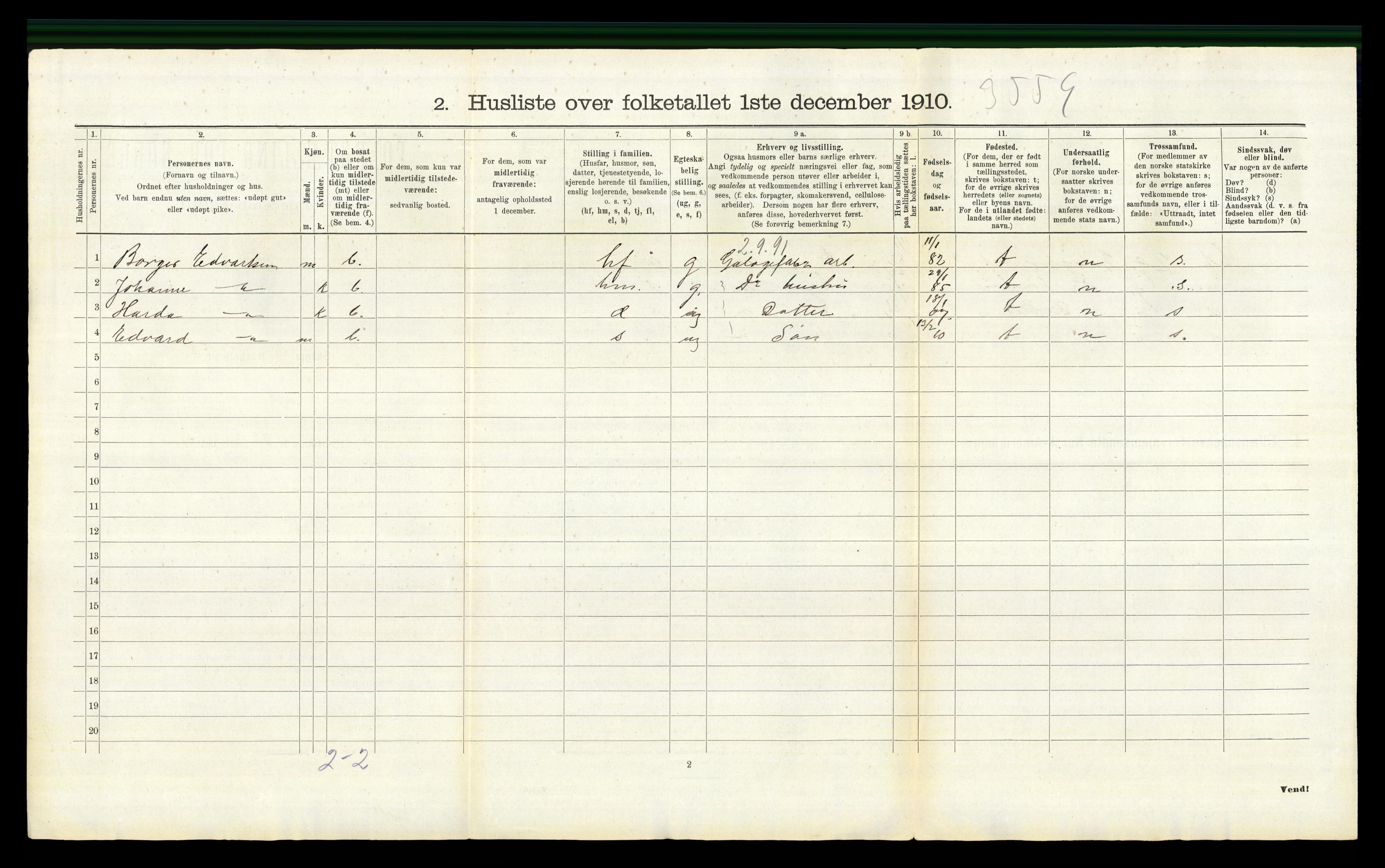 RA, Folketelling 1910 for 0625 Nedre Eiker herred, 1910, s. 1180