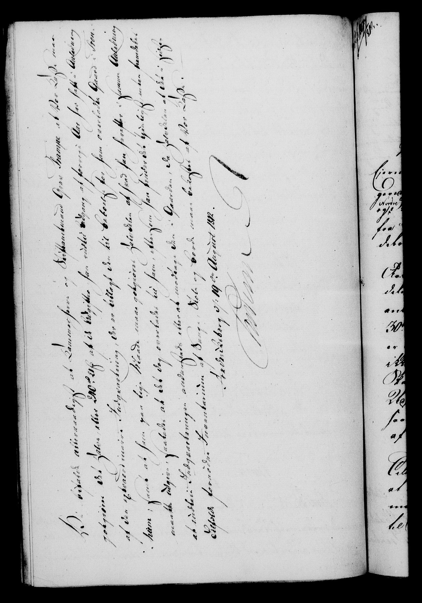 Rentekammeret, Kammerkanselliet, RA/EA-3111/G/Gf/Gfa/L0094: Norsk relasjons- og resolusjonsprotokoll (merket RK 52.94), 1812, s. 416