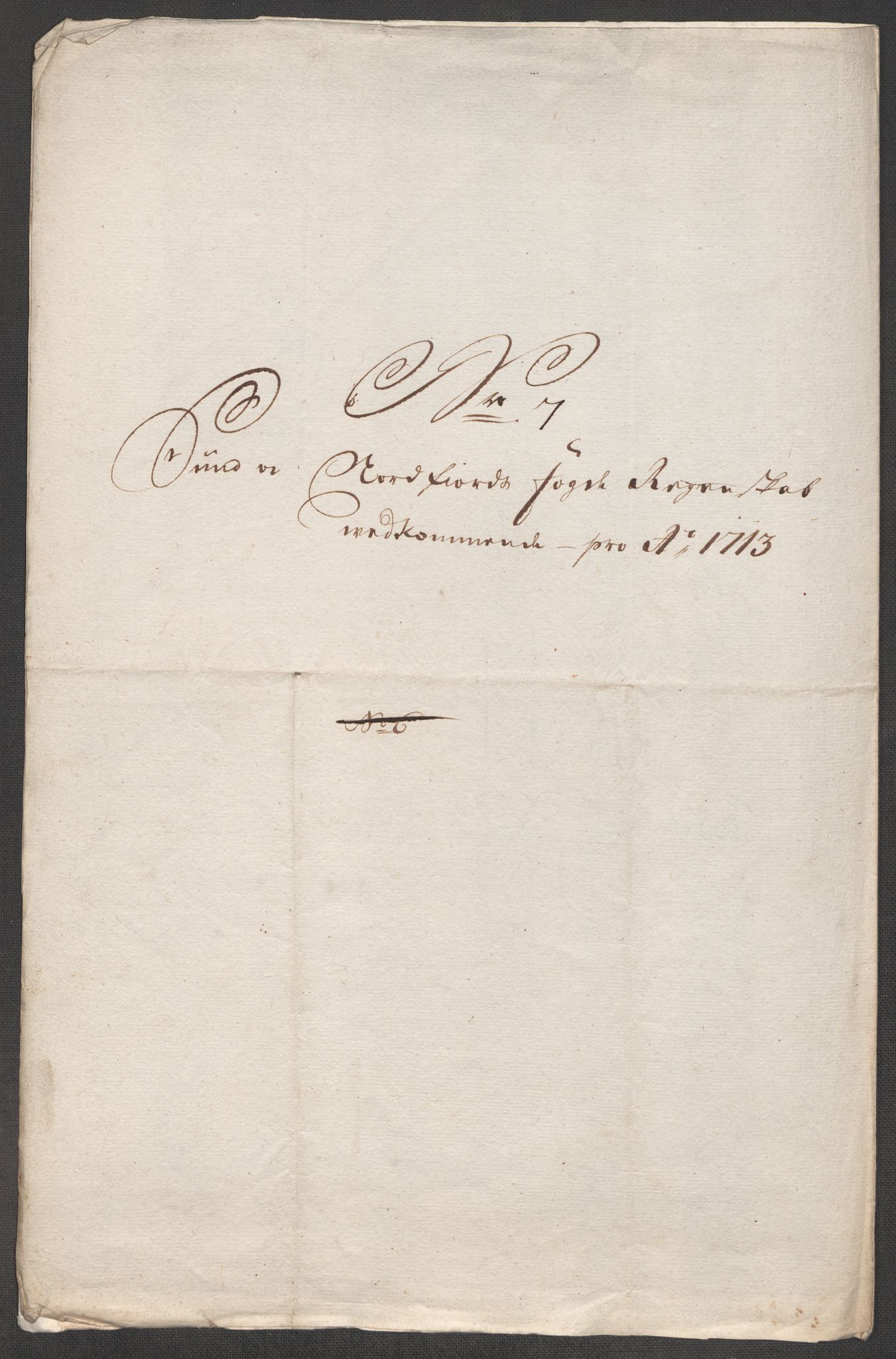 Rentekammeret inntil 1814, Reviderte regnskaper, Fogderegnskap, RA/EA-4092/R53/L3437: Fogderegnskap Sunn- og Nordfjord, 1713, s. 244