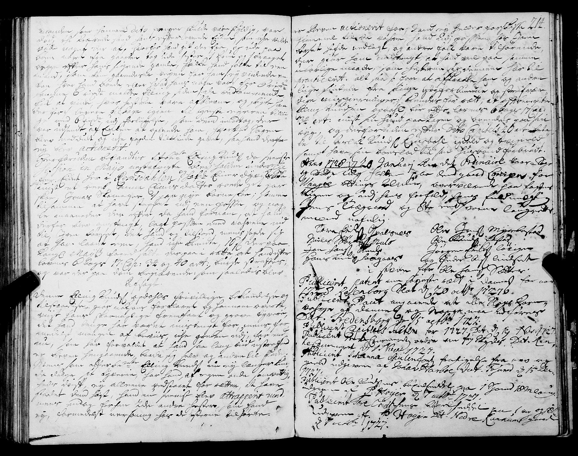 Romsdal sorenskriveri, SAT/A-4149/1/1/1A/L0009: Tingbok, 1722-1728, s. 213b-214a