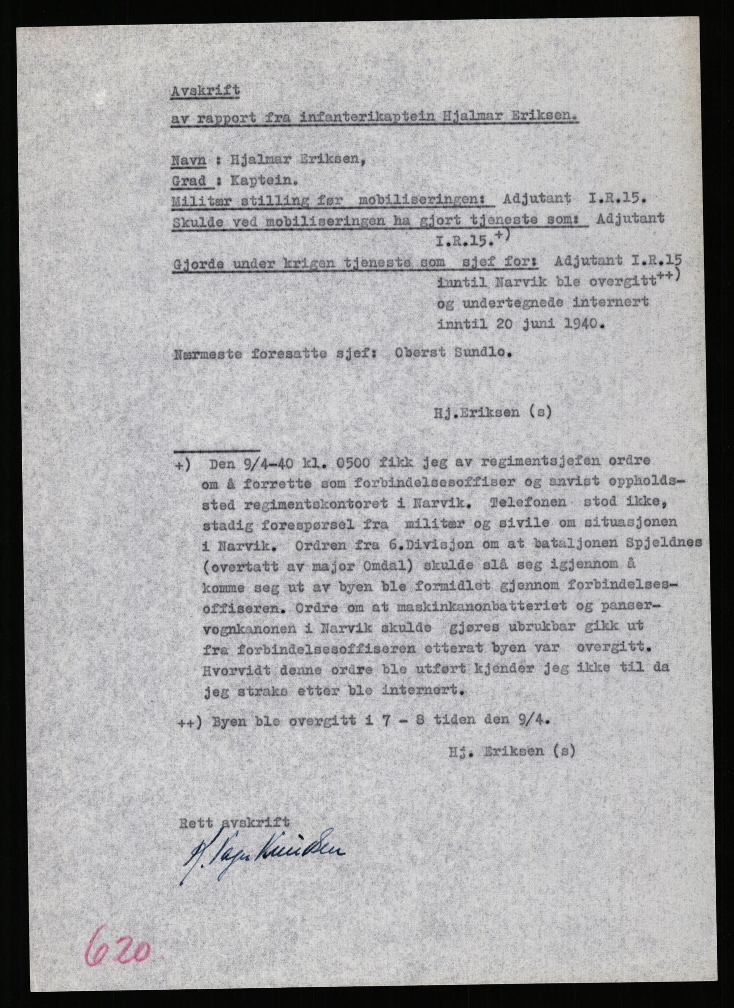 Forsvaret, Forsvarets krigshistoriske avdeling, AV/RA-RAFA-2017/Y/Yb/L0142: II-C-11-620  -  6. Divisjon, 1940-1947, s. 788