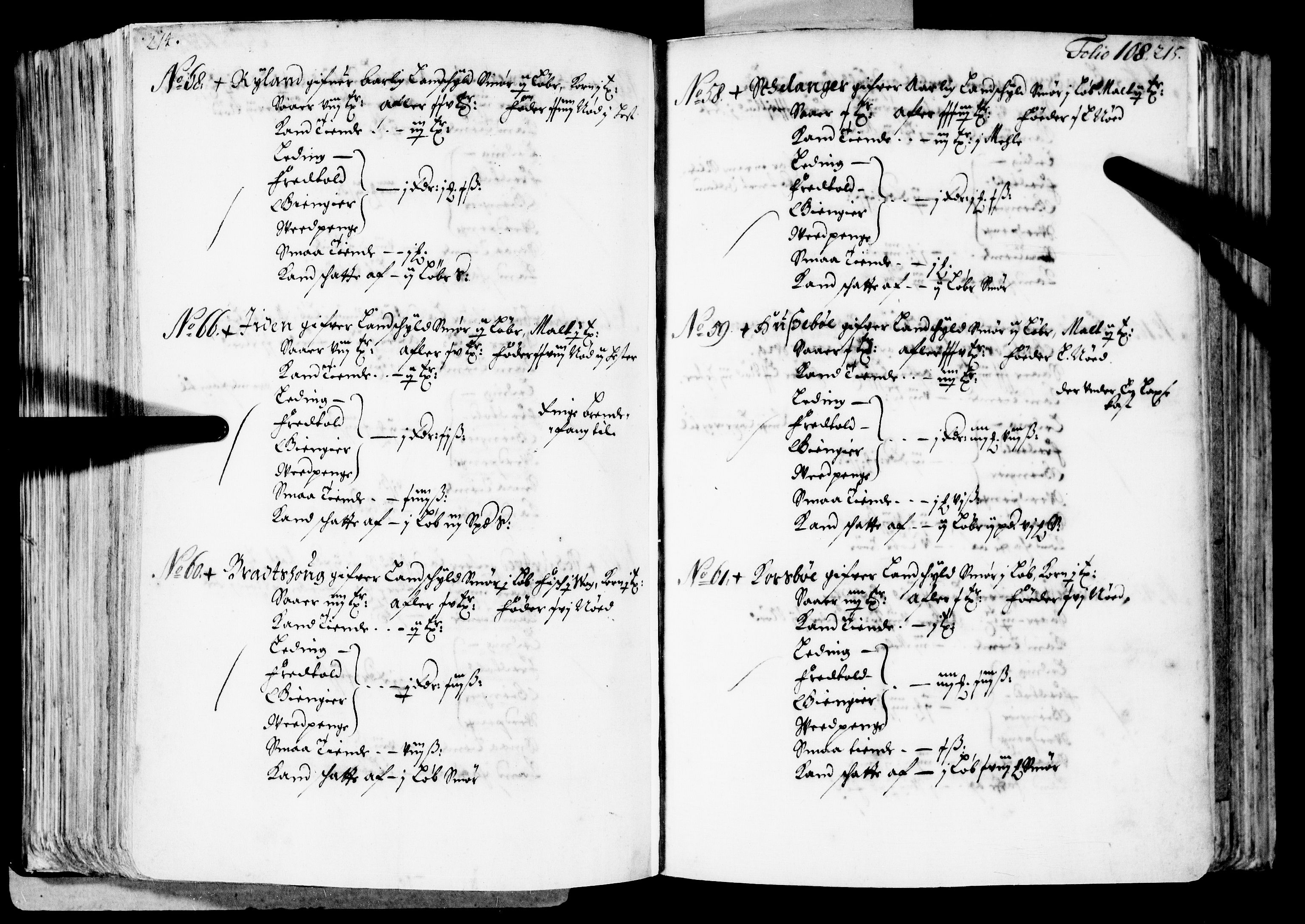 Rentekammeret inntil 1814, Realistisk ordnet avdeling, AV/RA-EA-4070/N/Nb/Nba/L0039: Nordhordland fogderi, 1667, s. 107b-108a