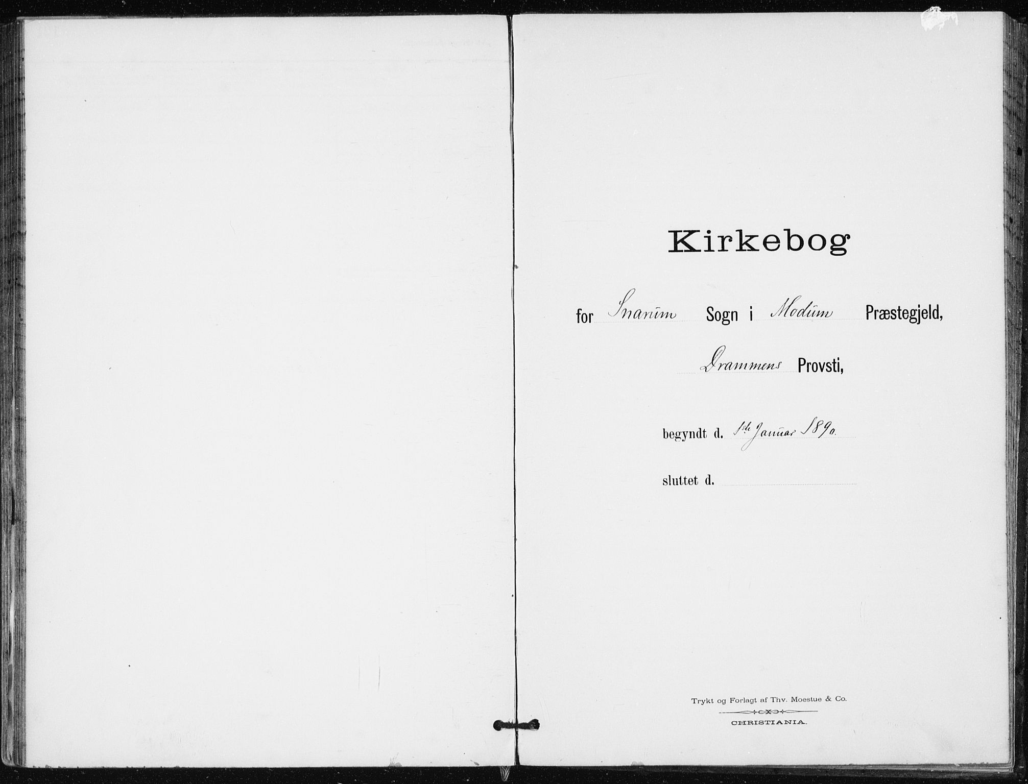 Modum kirkebøker, AV/SAKO-A-234/F/Fa/L0016: Ministerialbok nr. 16, 1890-1899