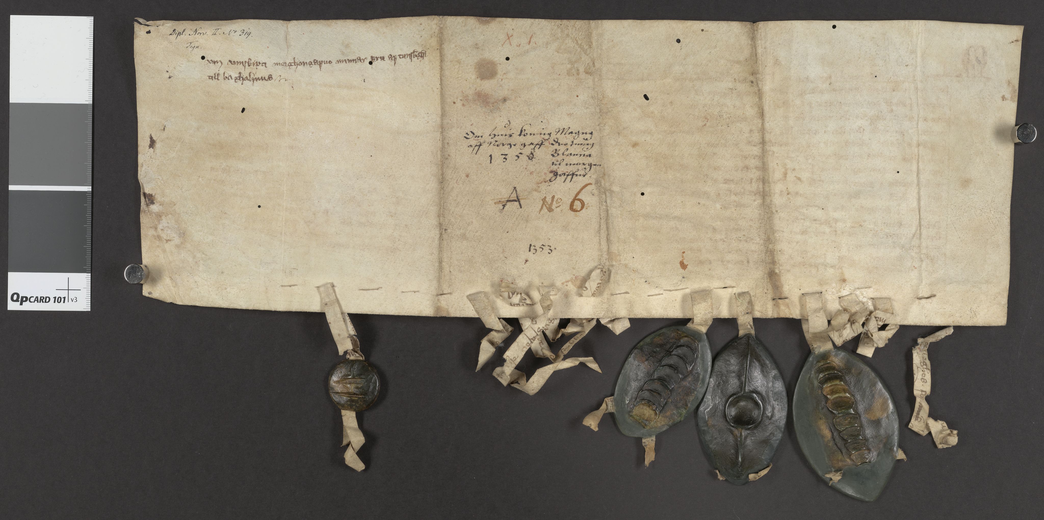 Riksarkivets diplomsamling, AV/RA-EA-5965/F06/L0004: Dokument nr. 6, 1353