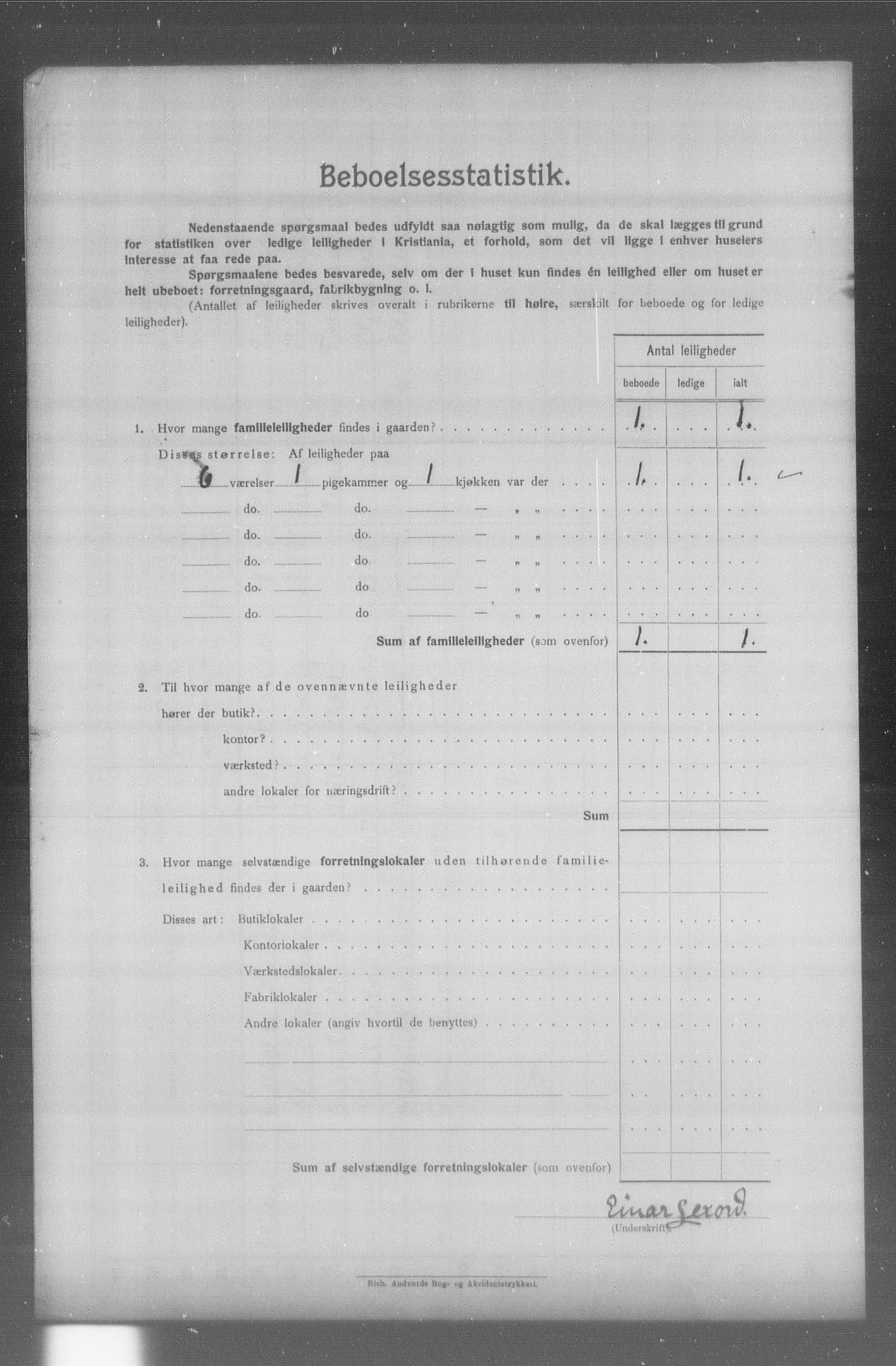 OBA, Kommunal folketelling 31.12.1904 for Kristiania kjøpstad, 1904, s. 21096