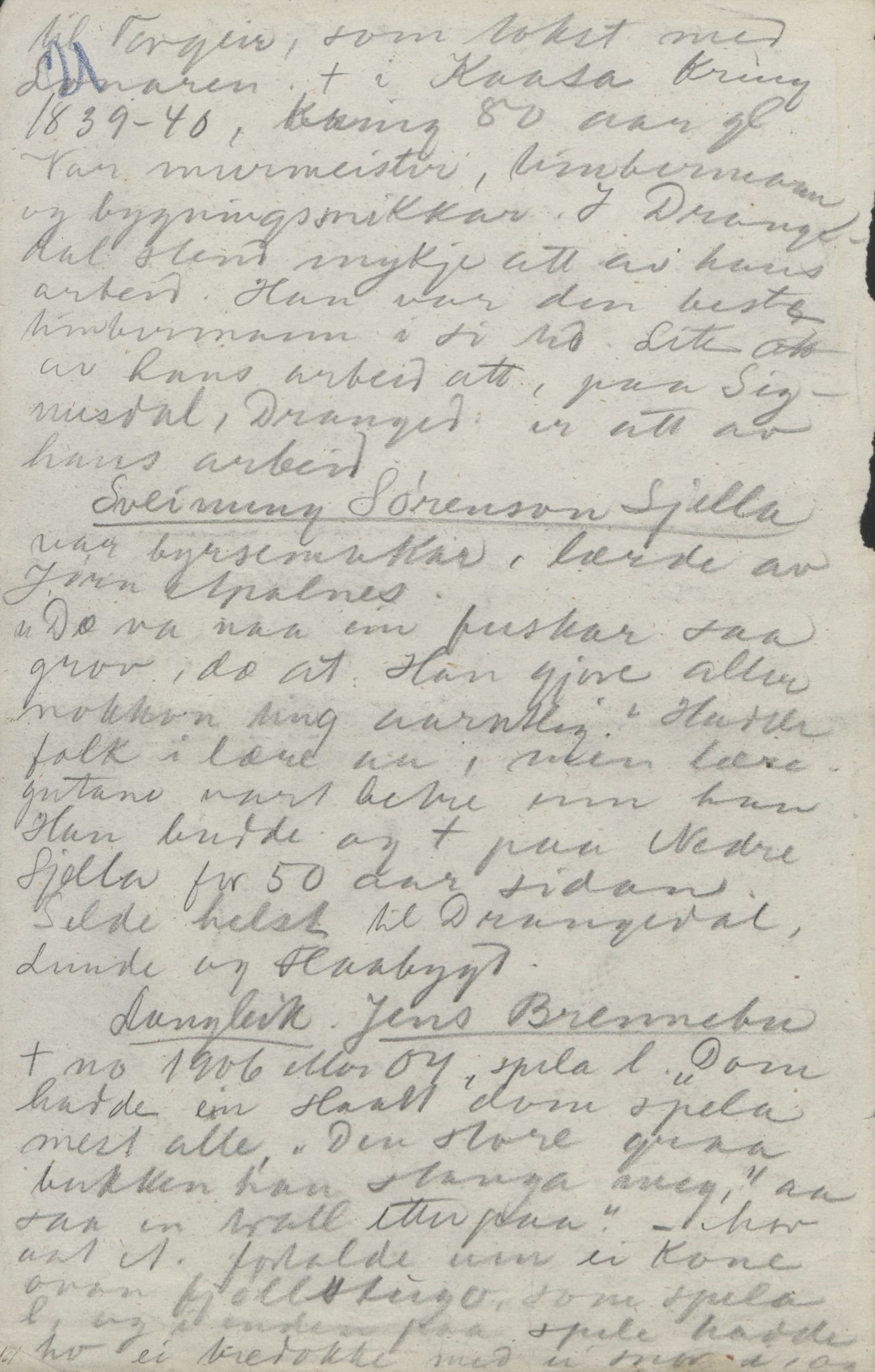 Rikard Berge, TEMU/TGM-A-1003/F/L0004/0046: 101-159 / 149 Bø, Nes o.a. Skattegraving. Kjetta på Dovre. Trond. , 1910-1950, s. 21
