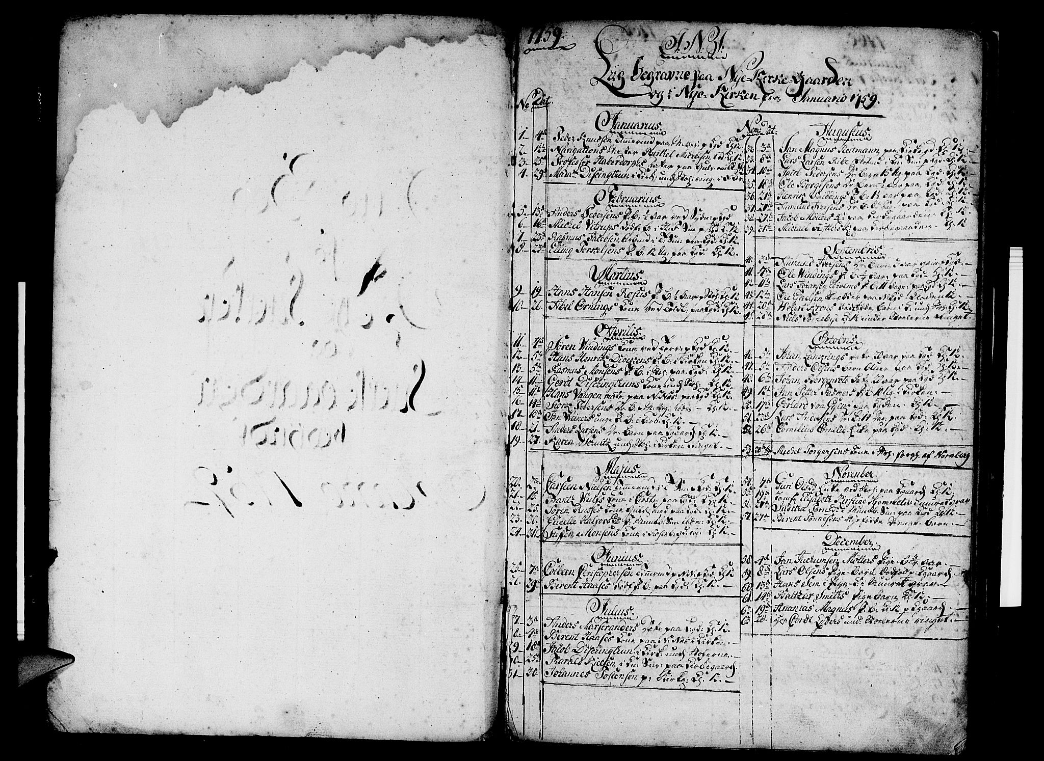 Nykirken Sokneprestembete, AV/SAB-A-77101/H/Haa/L0010: Ministerialbok nr. A 10, 1759-1775, s. 41