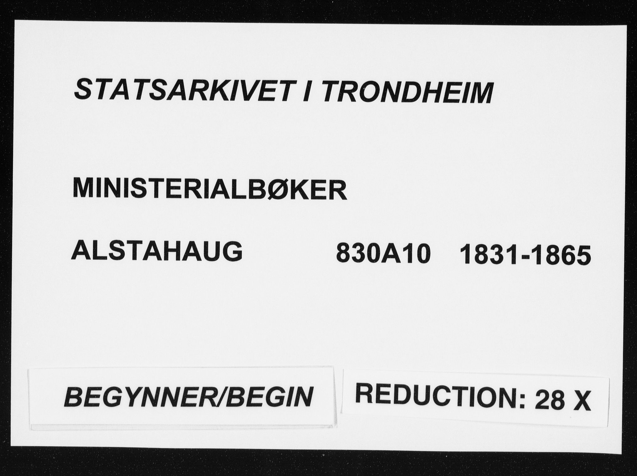 Ministerialprotokoller, klokkerbøker og fødselsregistre - Nordland, SAT/A-1459/830/L0446: Ministerialbok nr. 830A10, 1831-1865