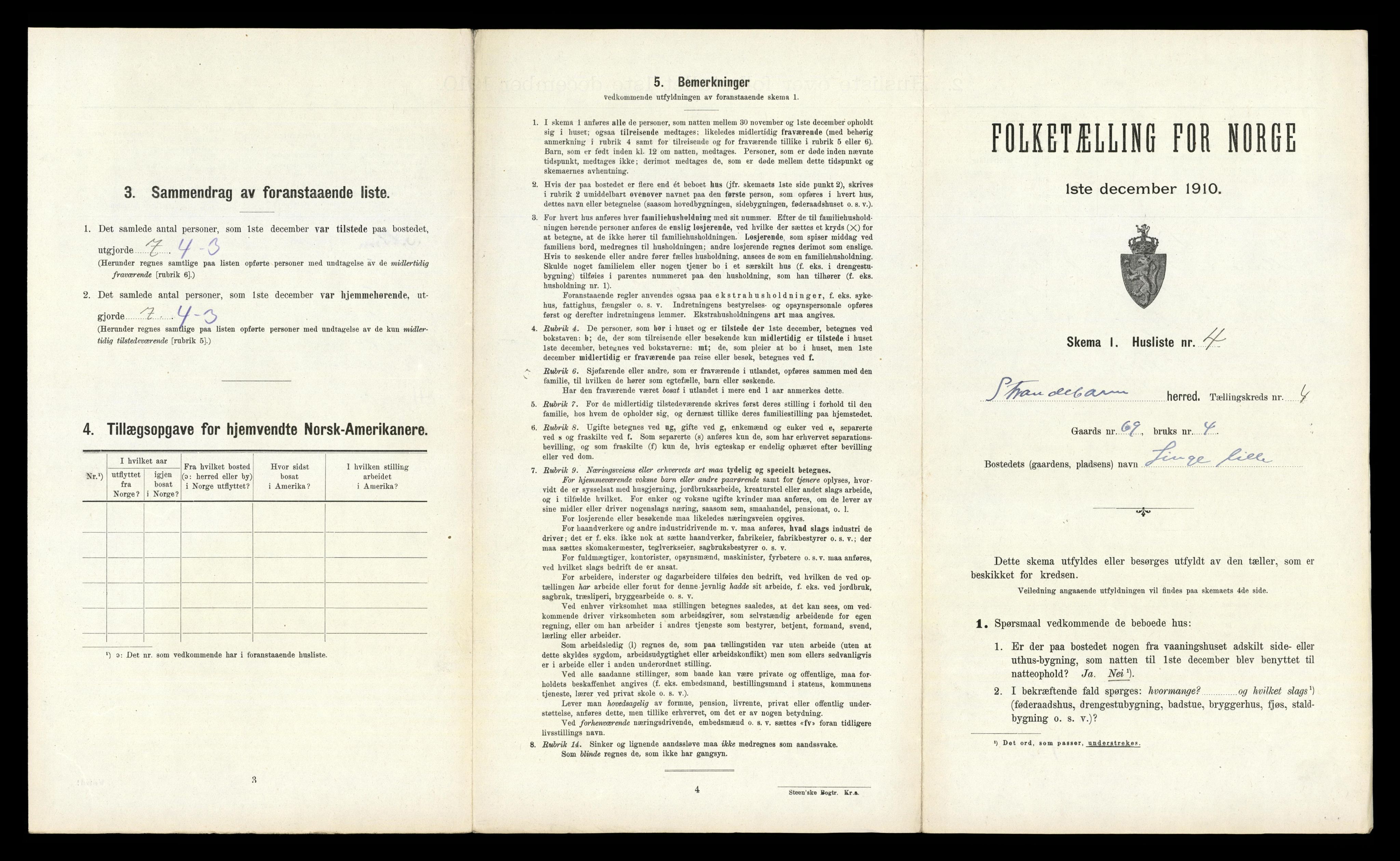 RA, Folketelling 1910 for 1226 Strandebarm herred, 1910, s. 482