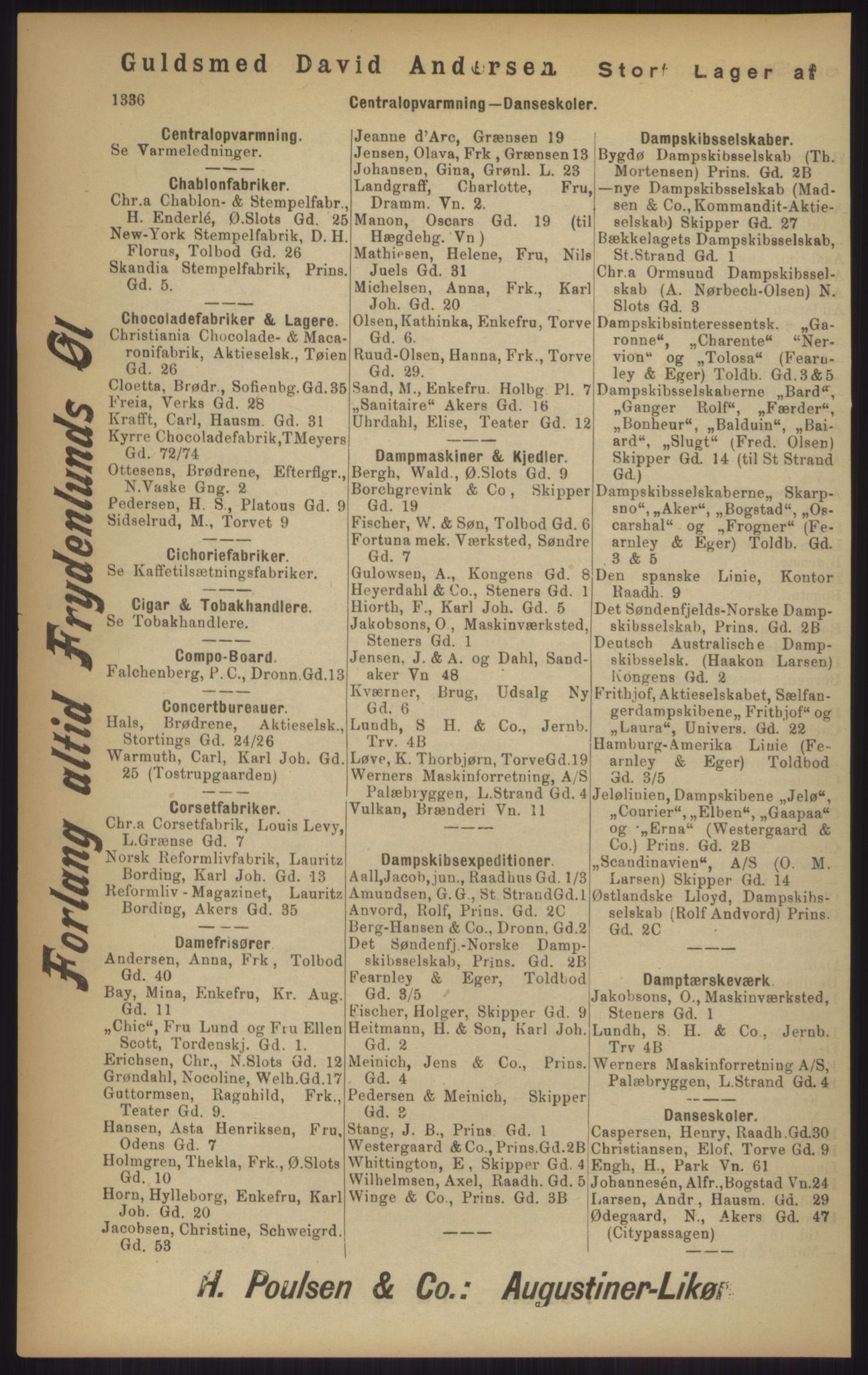 Kristiania/Oslo adressebok, PUBL/-, 1902, s. 1336