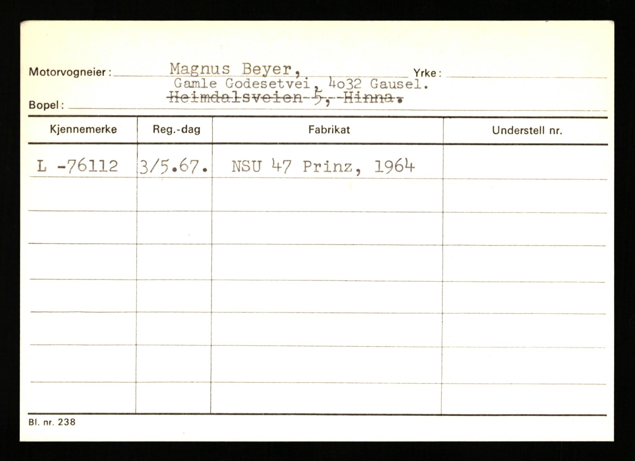 Stavanger trafikkstasjon, SAST/A-101942/0/H/L0002: Askildsen - Berge, 1930-1971, s. 1791