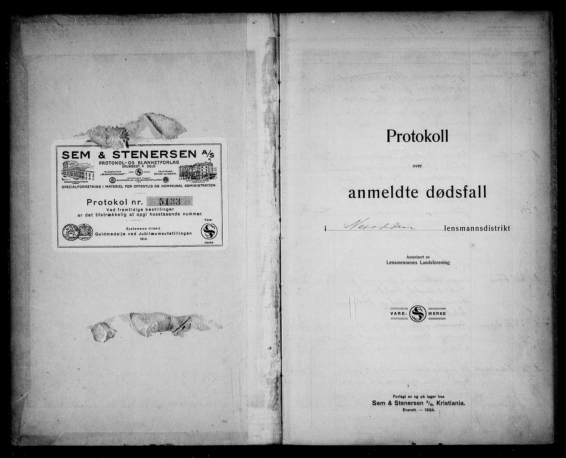 Nesodden lensmannskontor, AV/SAO-A-10279/H/Ha/Haa/L0003: Dødsfallprotokoll, 1927-1940