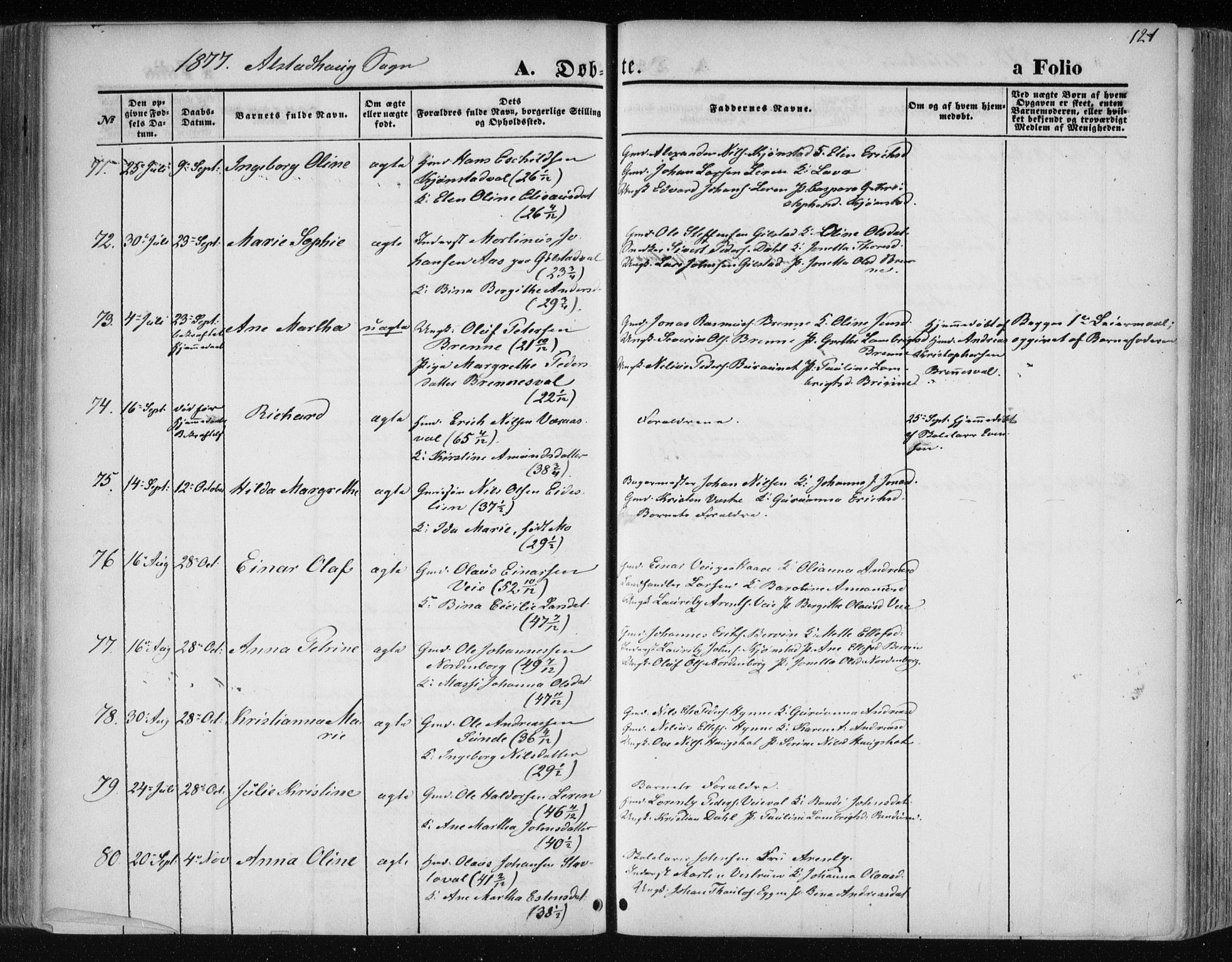 Ministerialprotokoller, klokkerbøker og fødselsregistre - Nord-Trøndelag, AV/SAT-A-1458/717/L0157: Ministerialbok nr. 717A08 /1, 1863-1877, s. 121